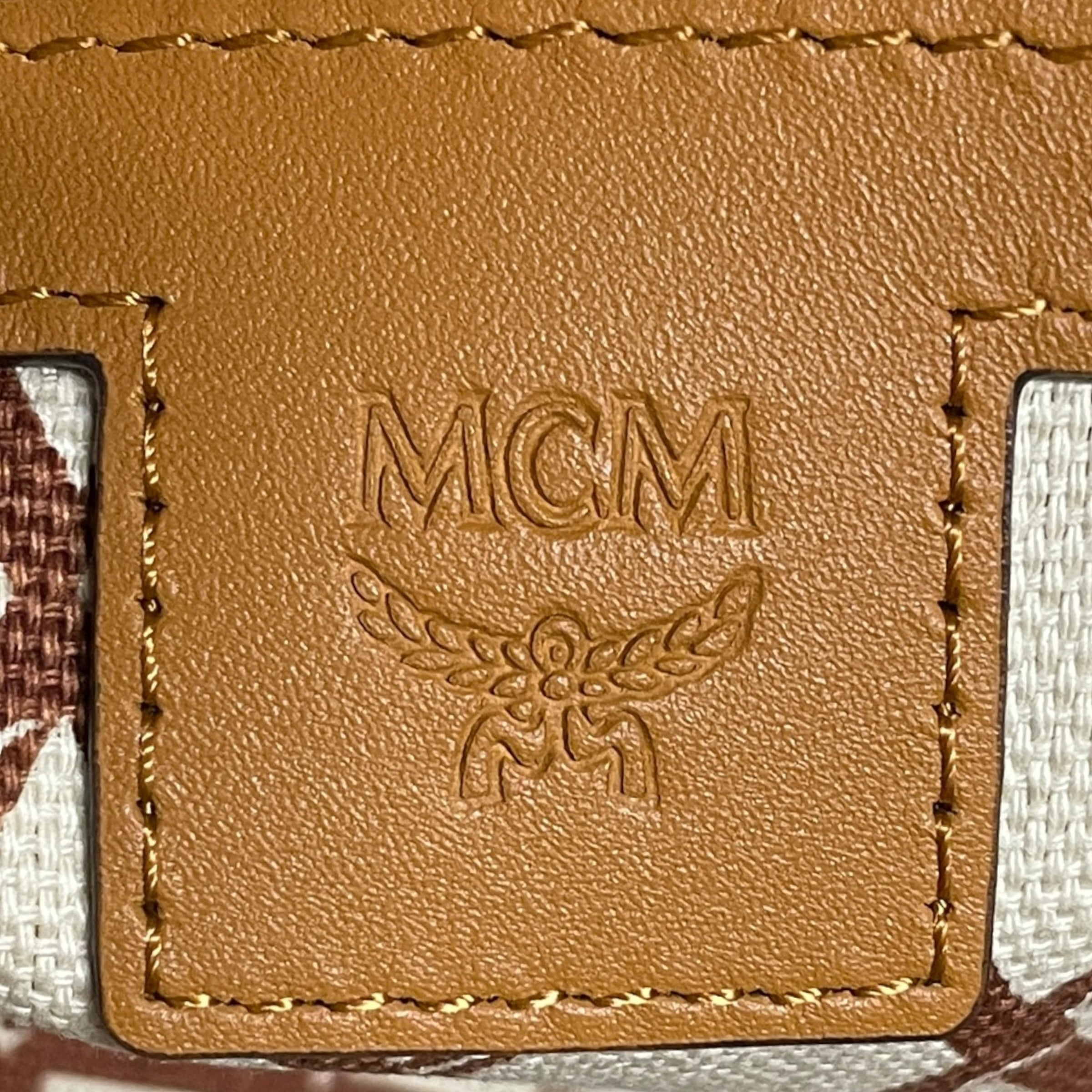 MCM/Tote Bag/Monogram/Leather/CML/BLK MNOGRM/ GLD HARDWARE/ TOTE view 5