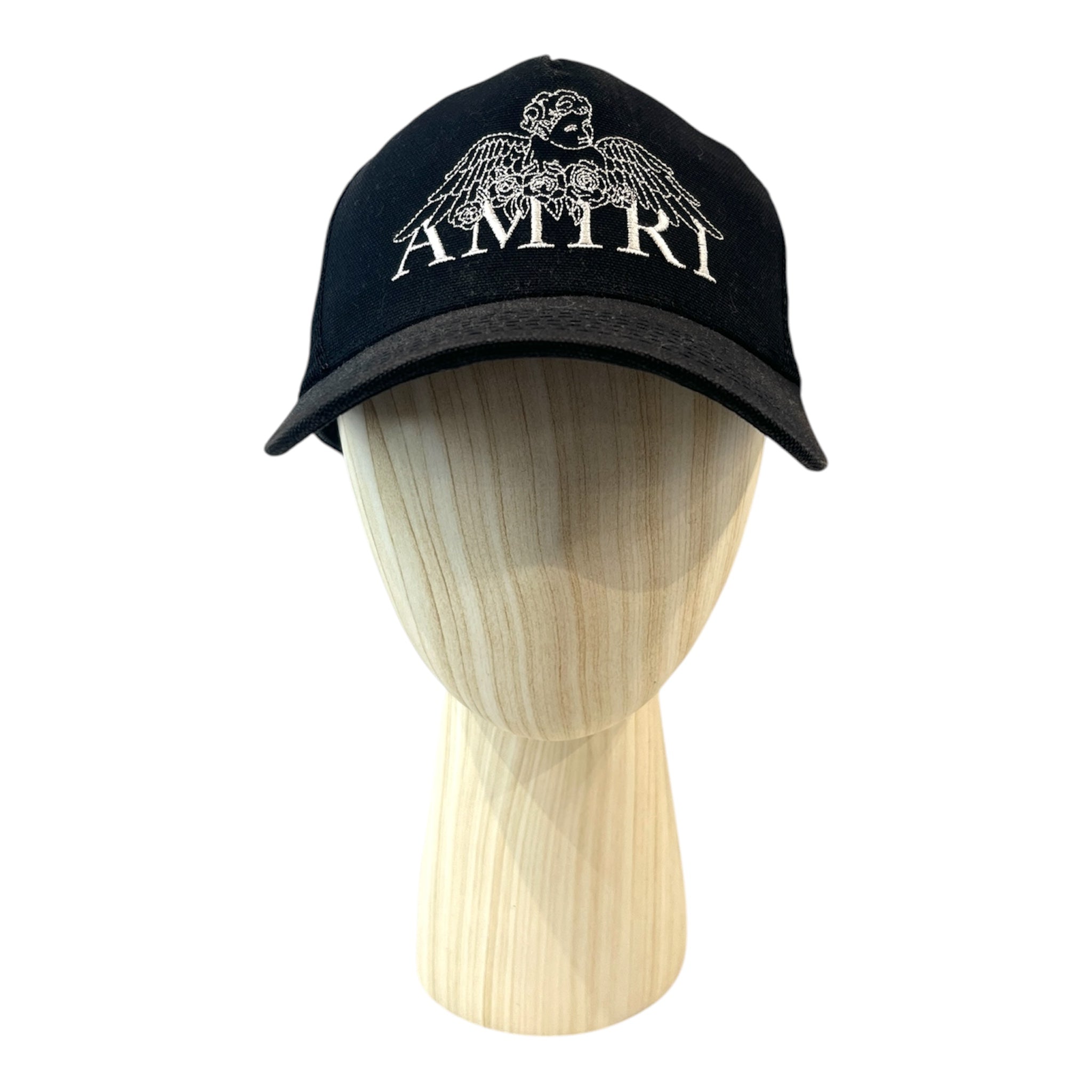 AMIRI/Trucker Cap/Cotton/BLK/CHERUB LOGO view 1