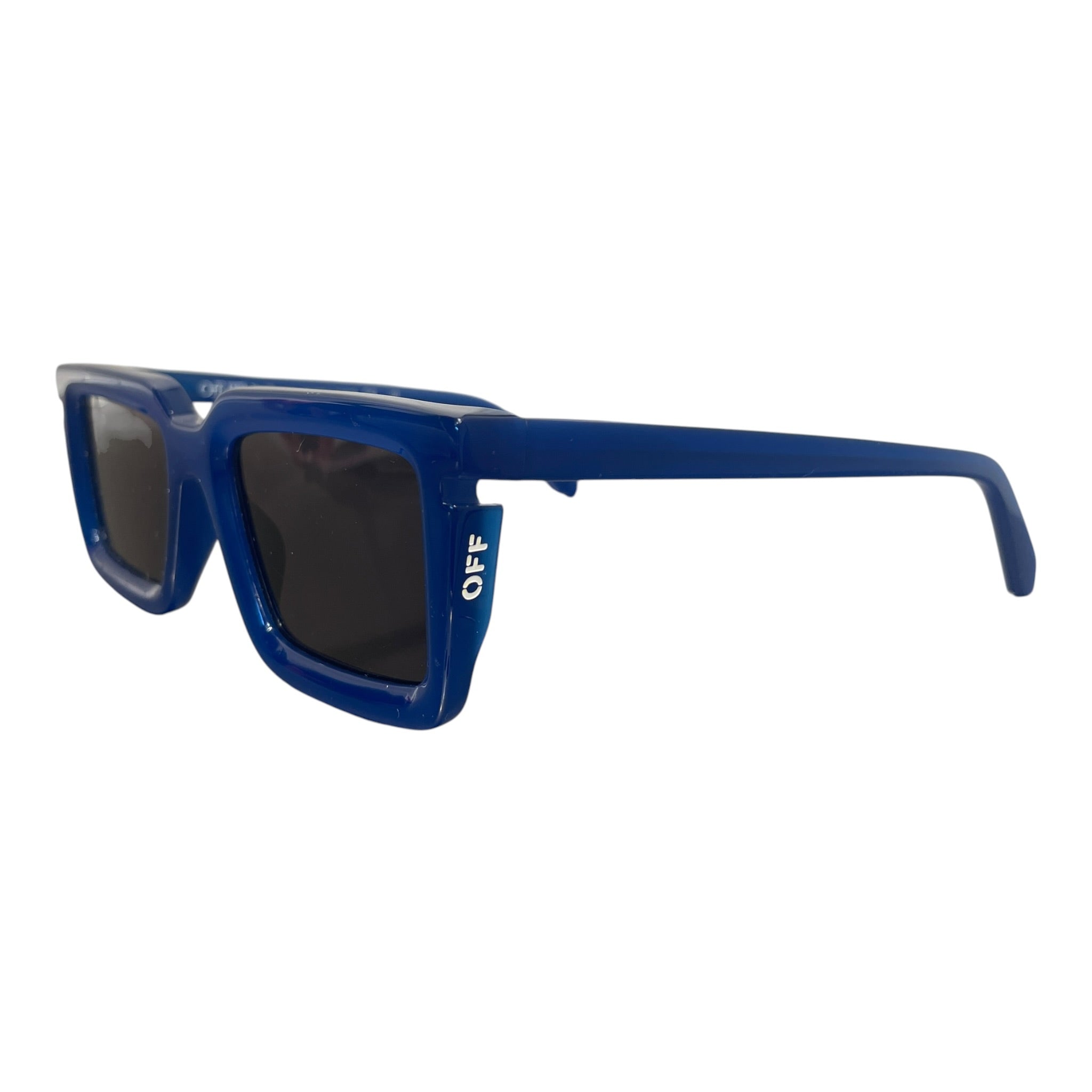 OFF-WHITE/Sunglasses/Plastic/BLU/M's/Tuscon view 3