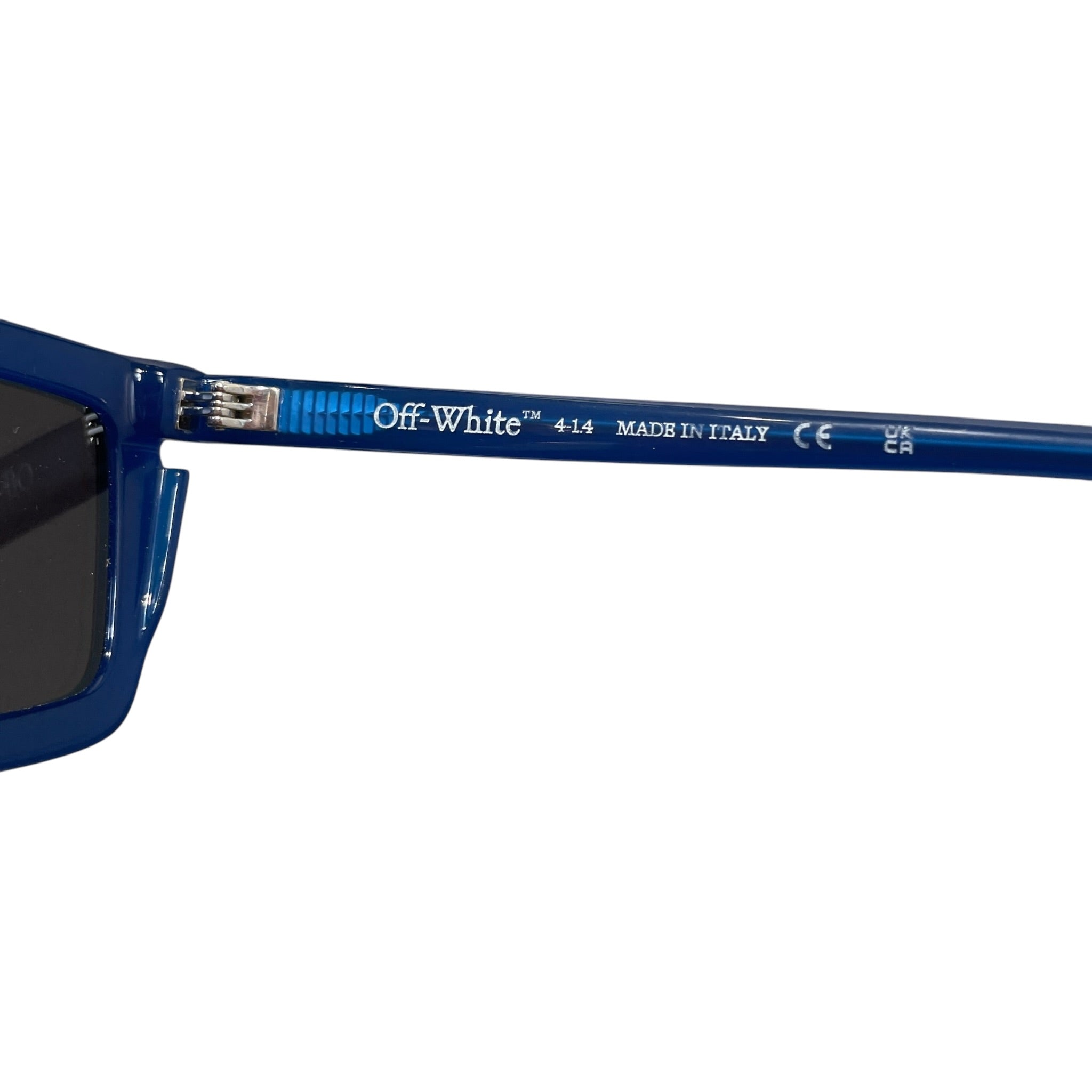 OFF-WHITE/Sunglasses/Plastic/BLU/M's/Tuscon view 4