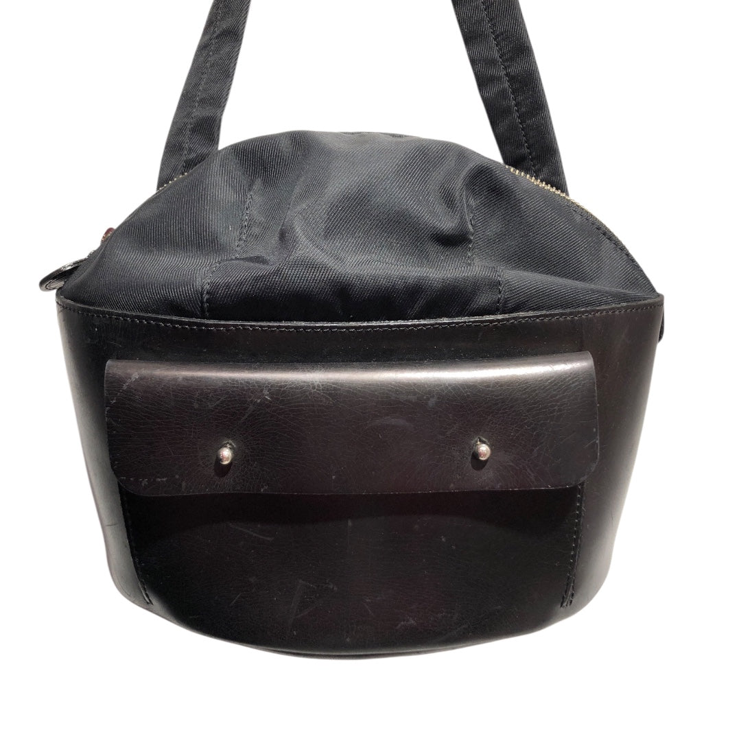 Jean Paul Gaultier/Cross Body Bag/Leather/BLK/Small shoulder bag w zipper view 3