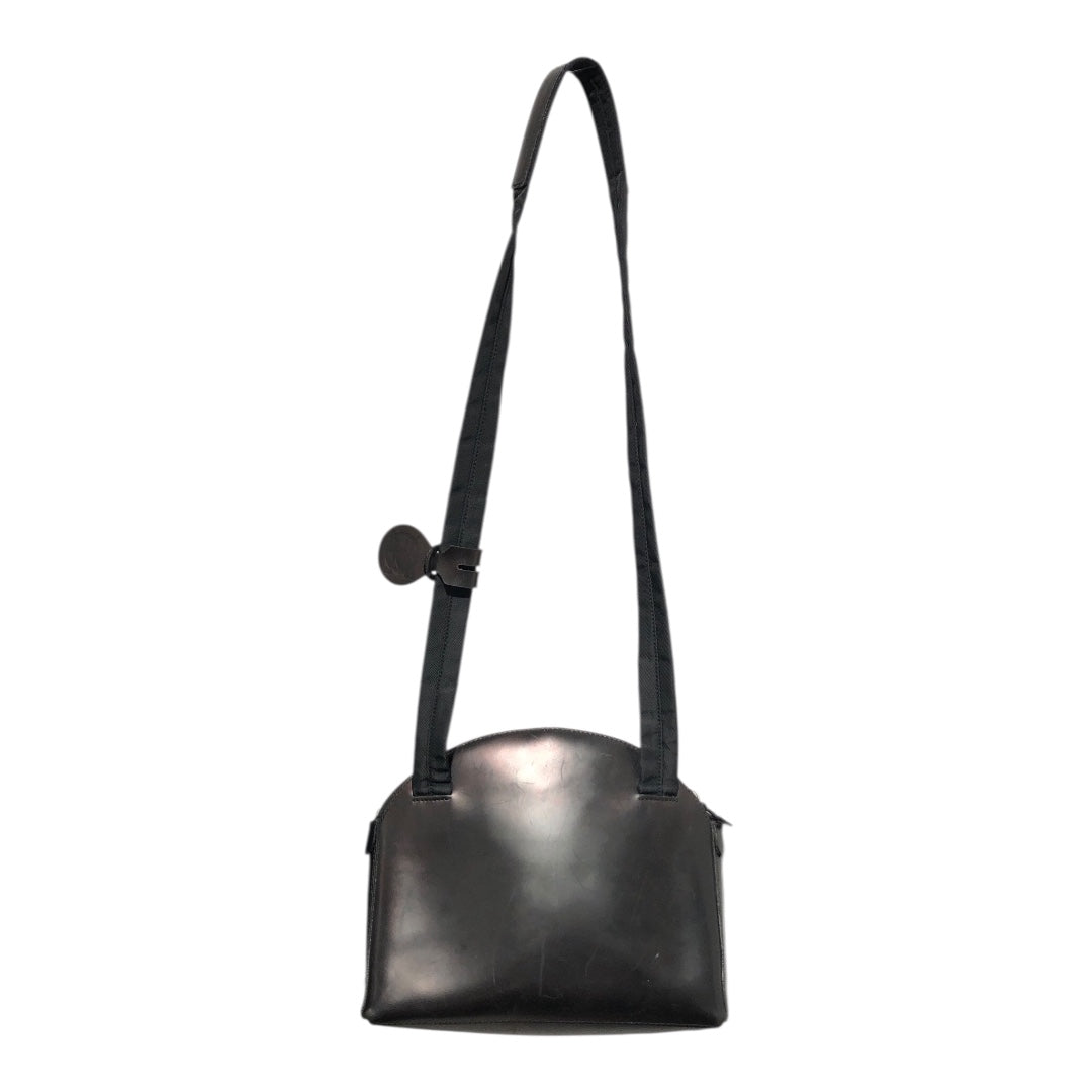 Jean Paul Gaultier/Cross Body Bag/Leather/BLK/Small shoulder bag w zipper view 2