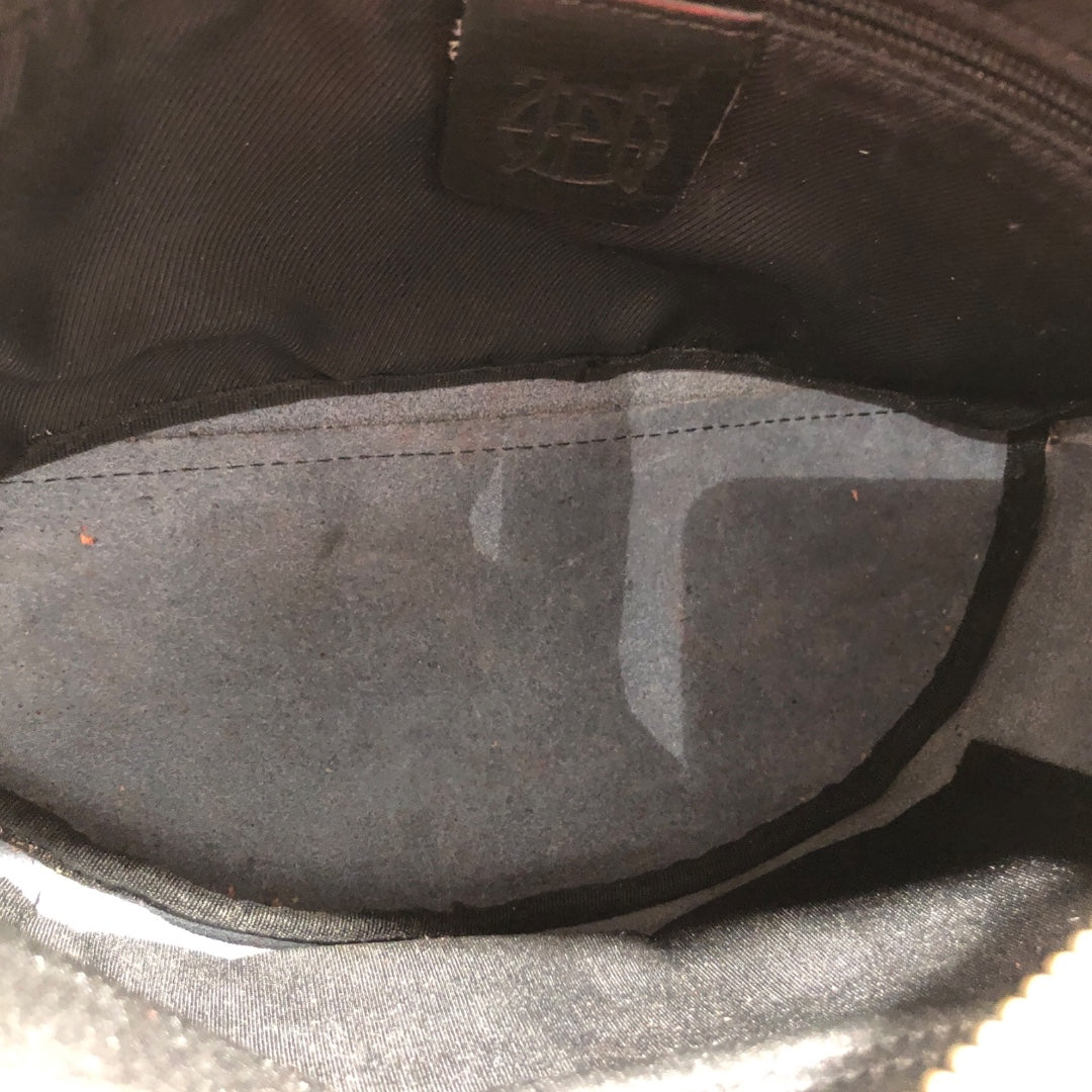 Jean Paul Gaultier/Cross Body Bag/Leather/BLK/Small shoulder bag w zipper view 6