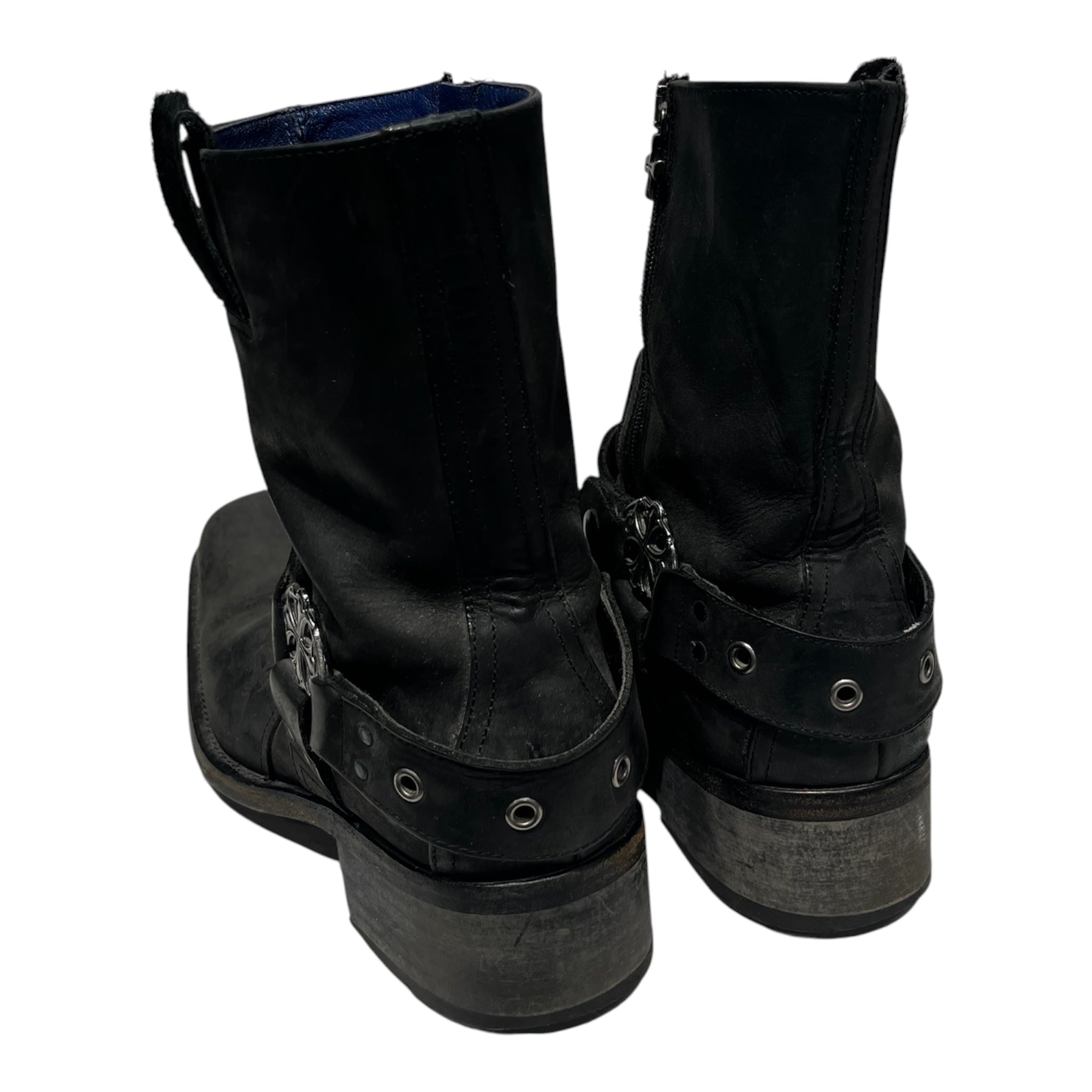 Mark Nason/Cowboy Boots/US 8.5/Leather/BLK/Dragon Engraved view 2