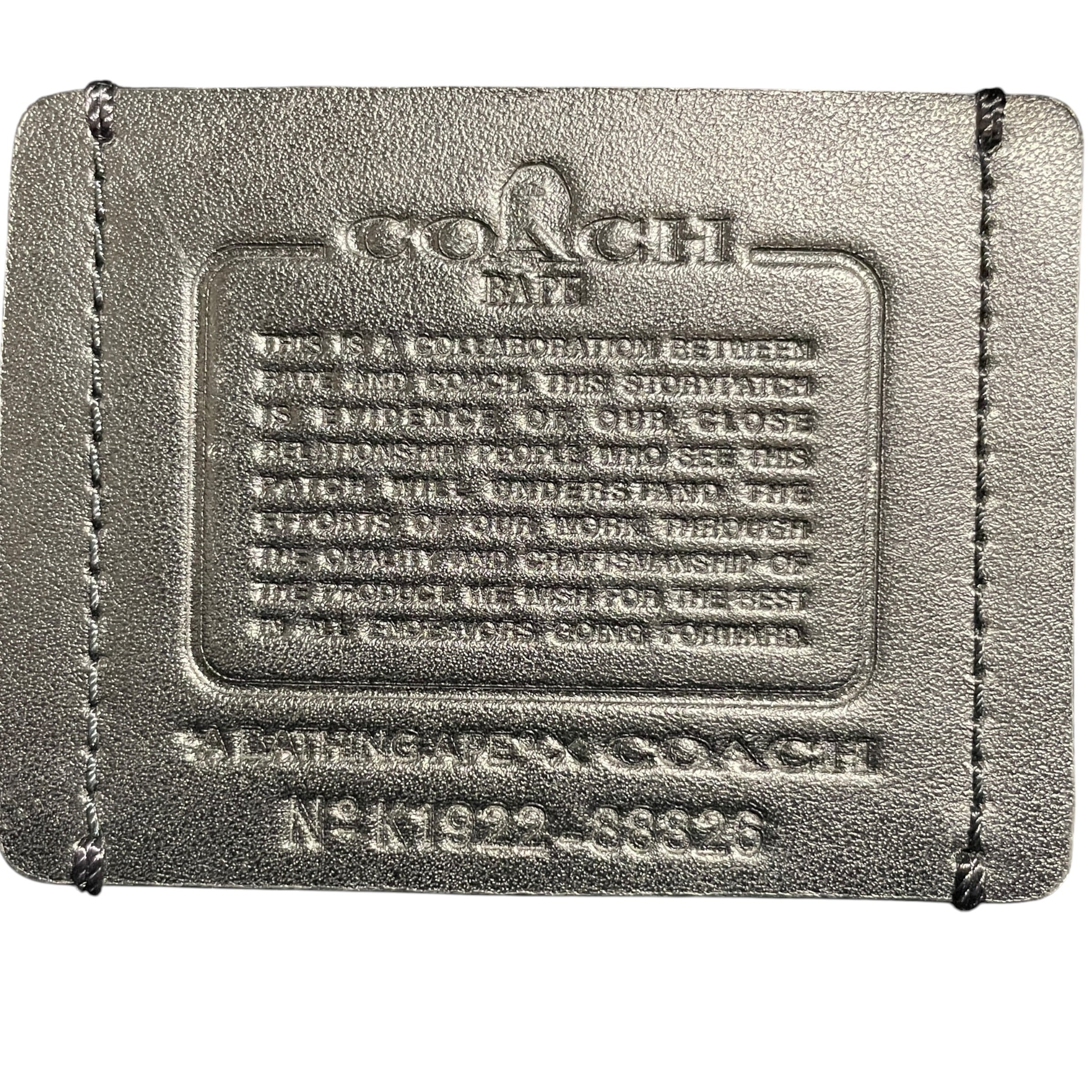 COACH/A BATHING APE/Backpack/Leather/GRN/ALL OVER LOGO view 3