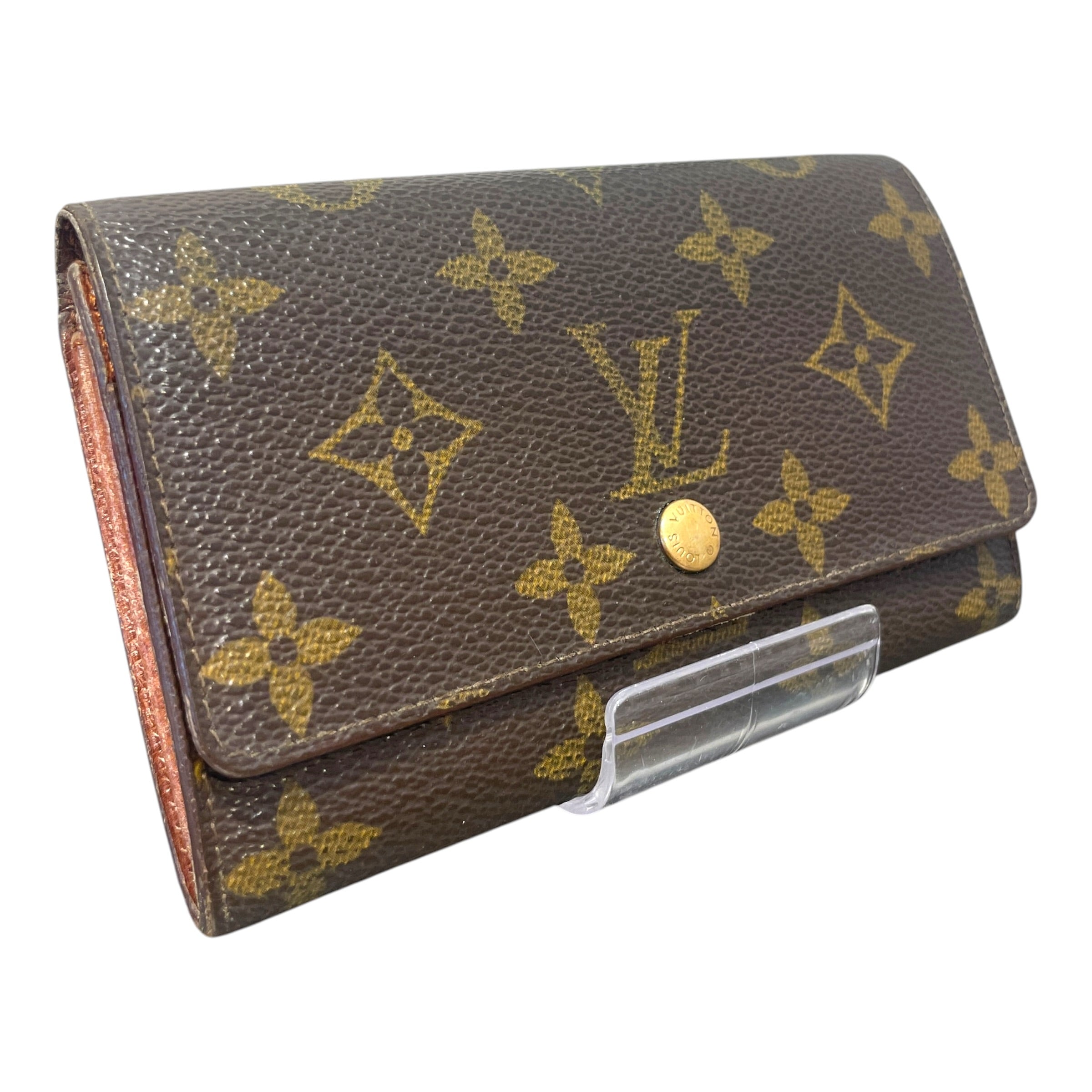LOUIS VUITTON/Wallet/Monogram/Leather/BRW/L's/Porte  Monnaie Tressor view 1