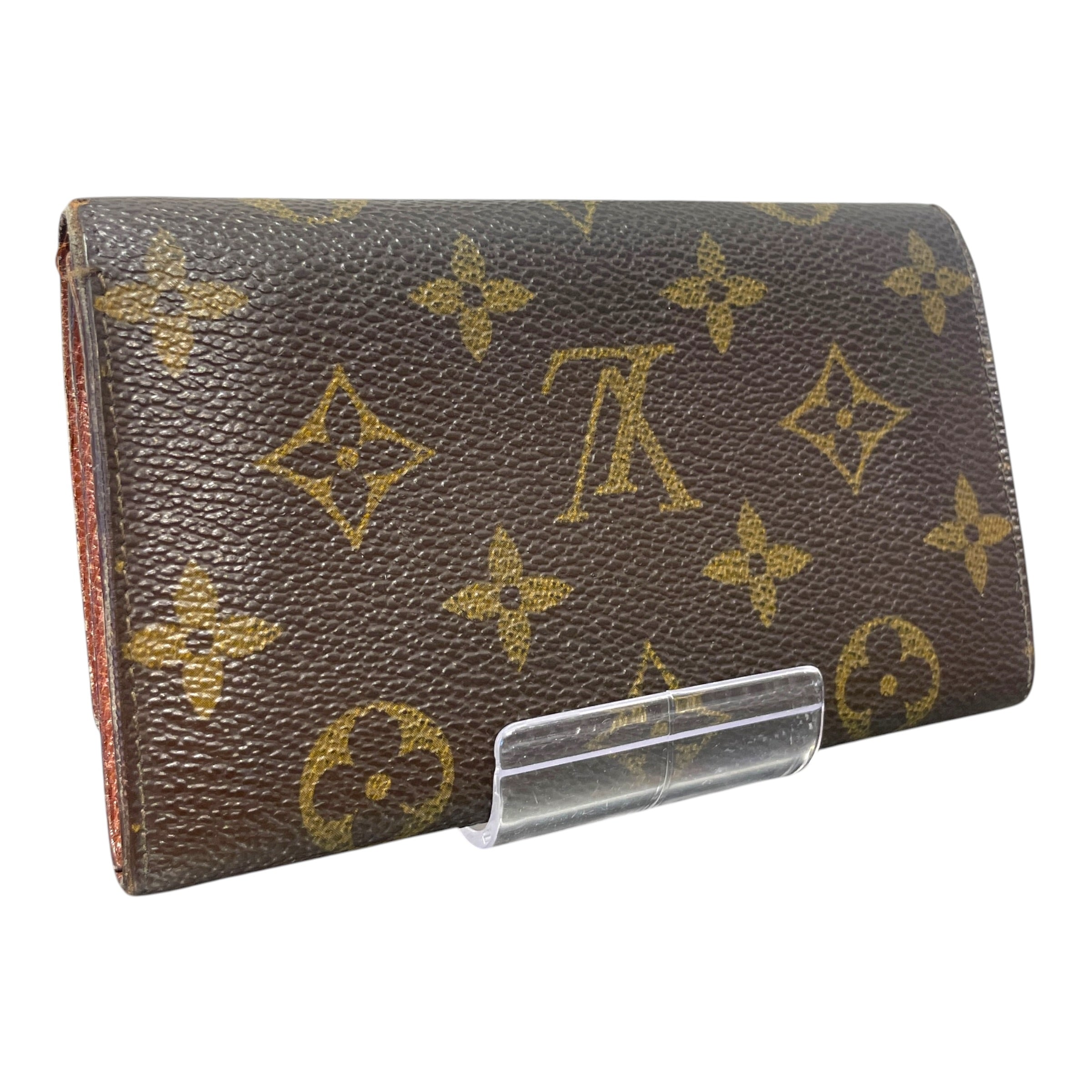 LOUIS VUITTON/Wallet/Monogram/Leather/BRW/L's/Porte  Monnaie Tressor view 2