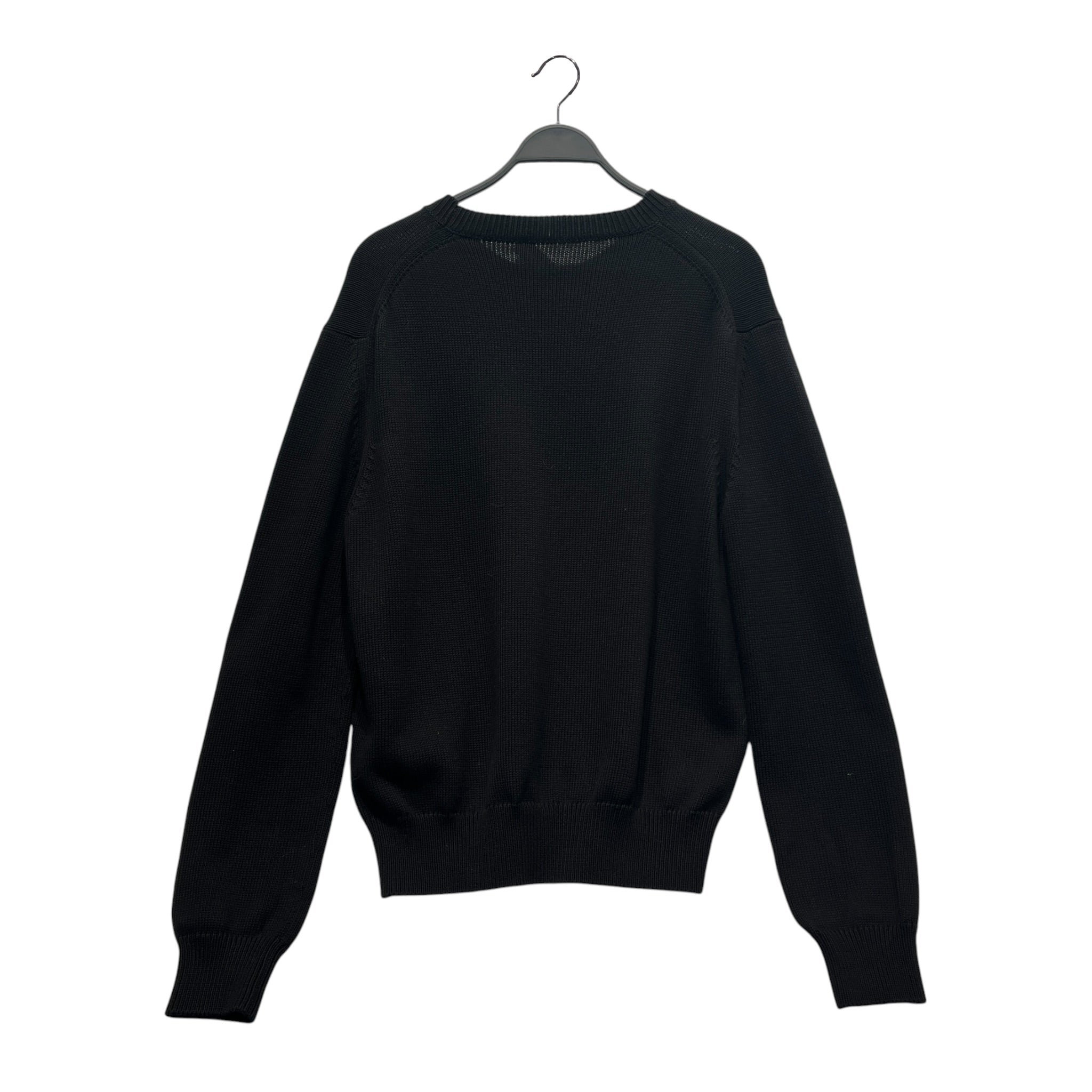 Alexander McQueen/Sweater/L/Cotton/BLK/BIG LOGO view 2