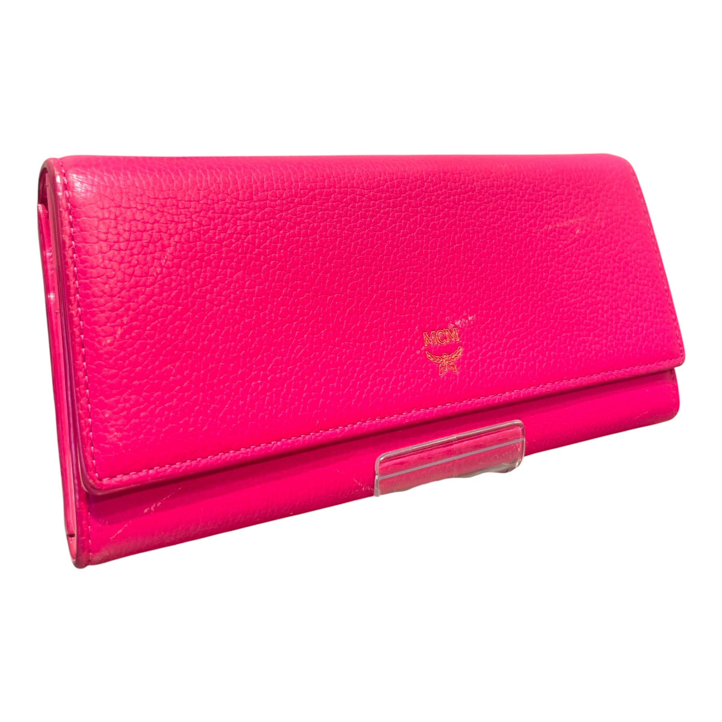 MCM/Long Wallet/Leather/PNK/L's/Continental view 1