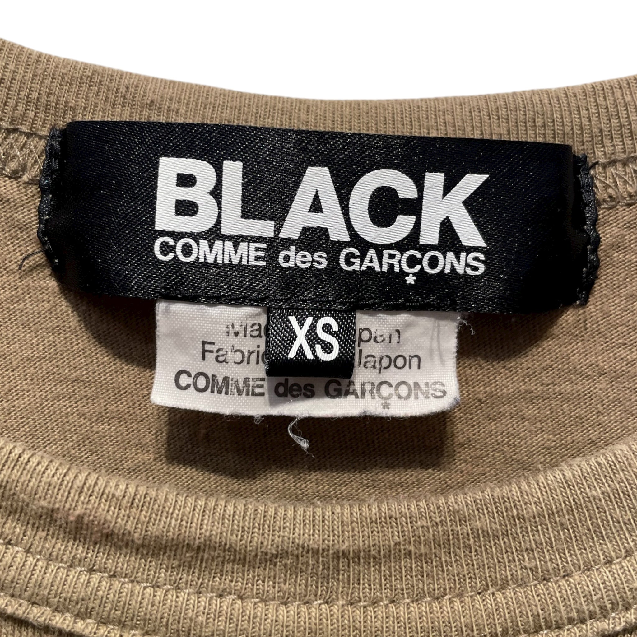 BLACK COMME des GARCONS/3|4 T-Shirt/XS/Graphic/Cotton/GRN/nature silhouette graphic view 3