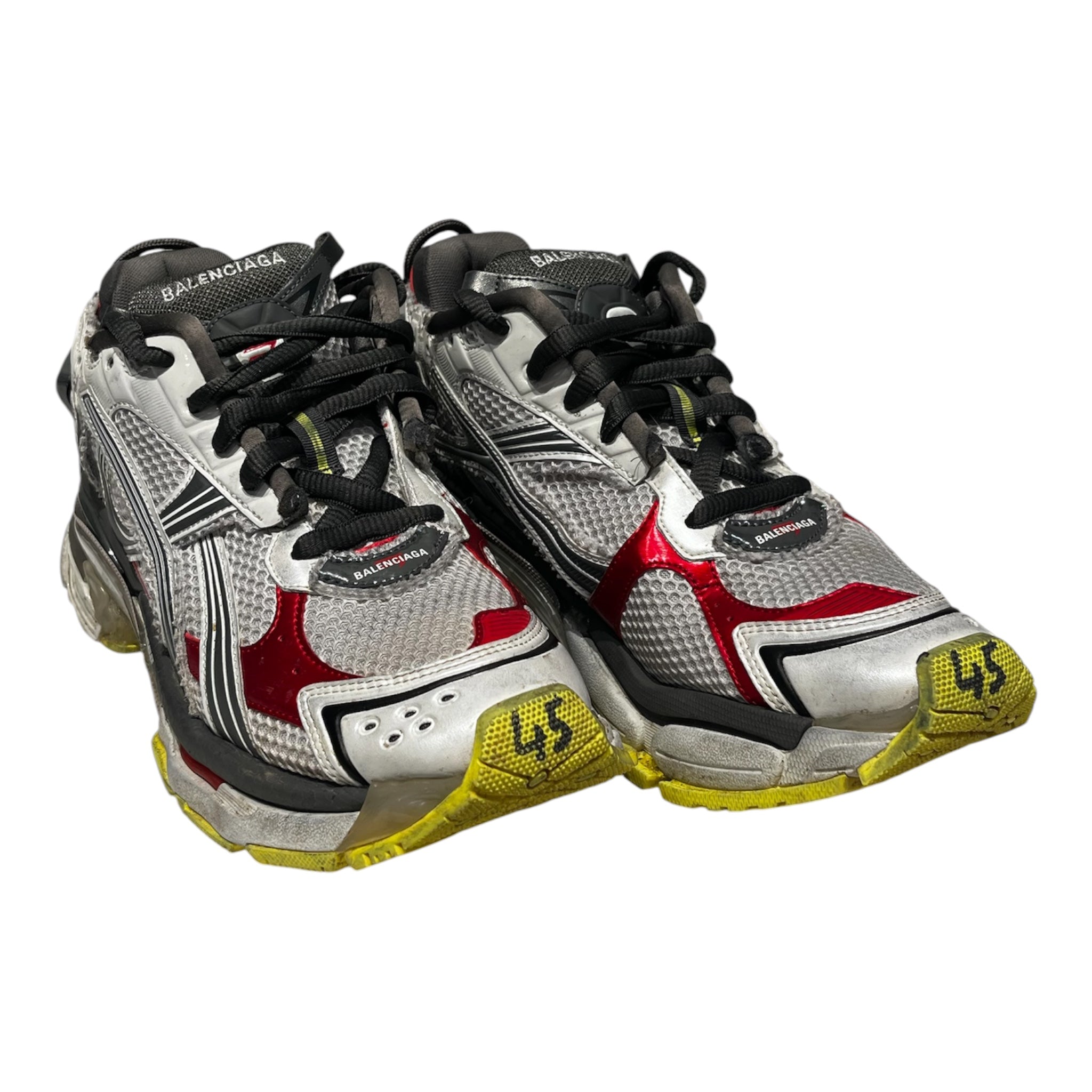 BALENCIAGA/Low-Sneakers/US 12/GRY/Runner 772774 yellow sole view 1