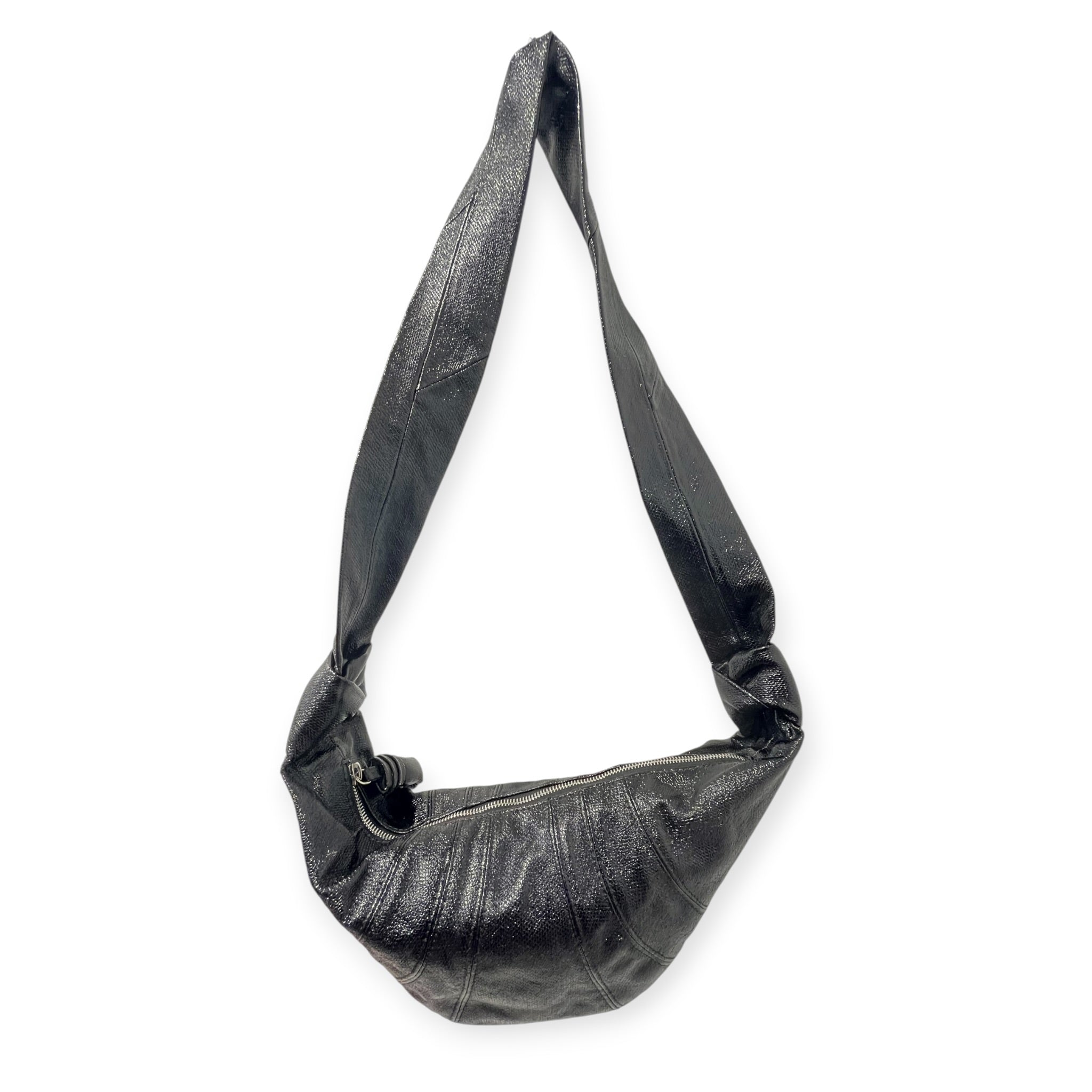 LEMAIRE/Bag/Leather/BLK/GLITTER CROISSANT BAG SMALL view 2