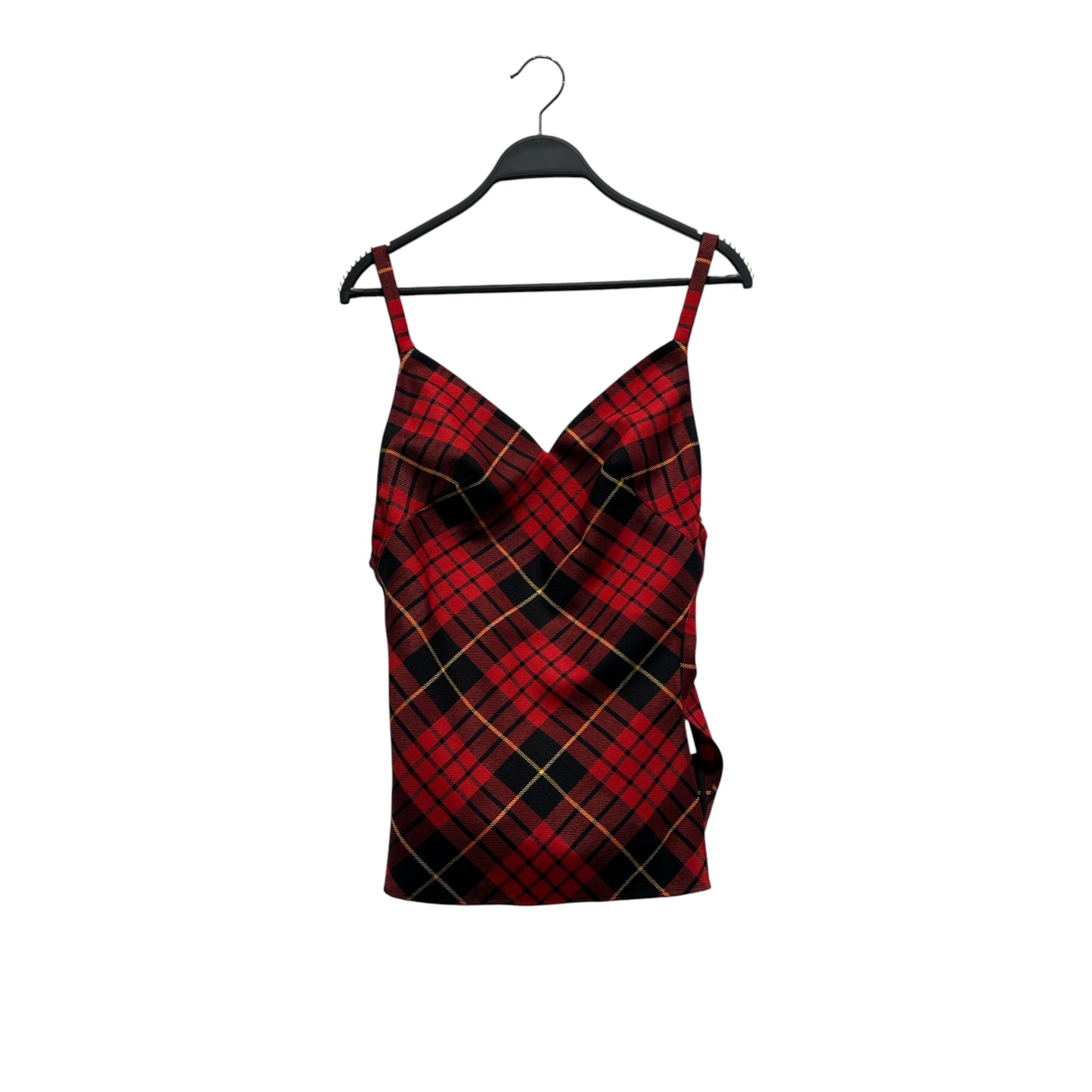 Alexander McQueen/3|4S Blouse/S/Cotton/RED/PLAID TANK view 1