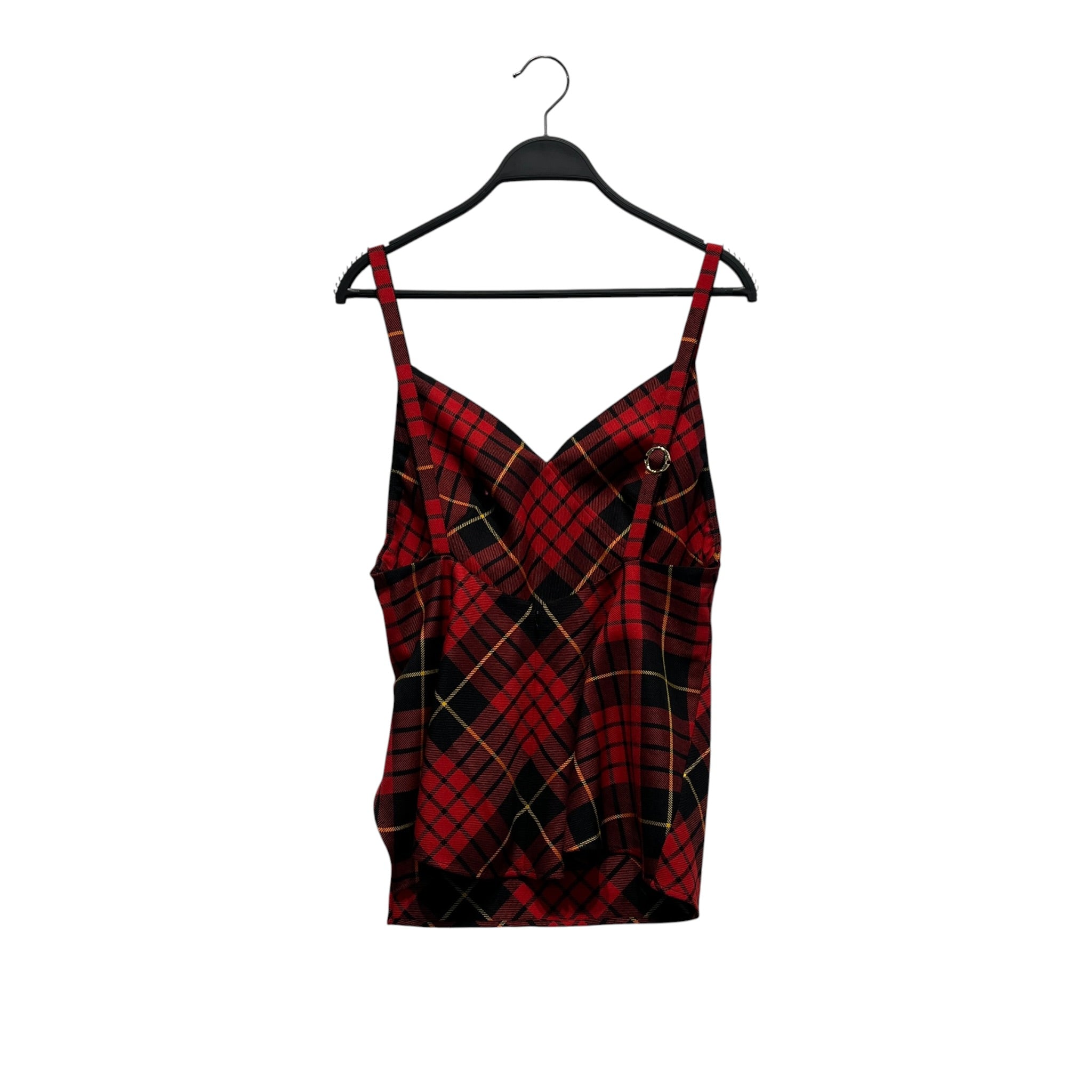 Alexander McQueen/3|4S Blouse/S/Cotton/RED/PLAID TANK view 2