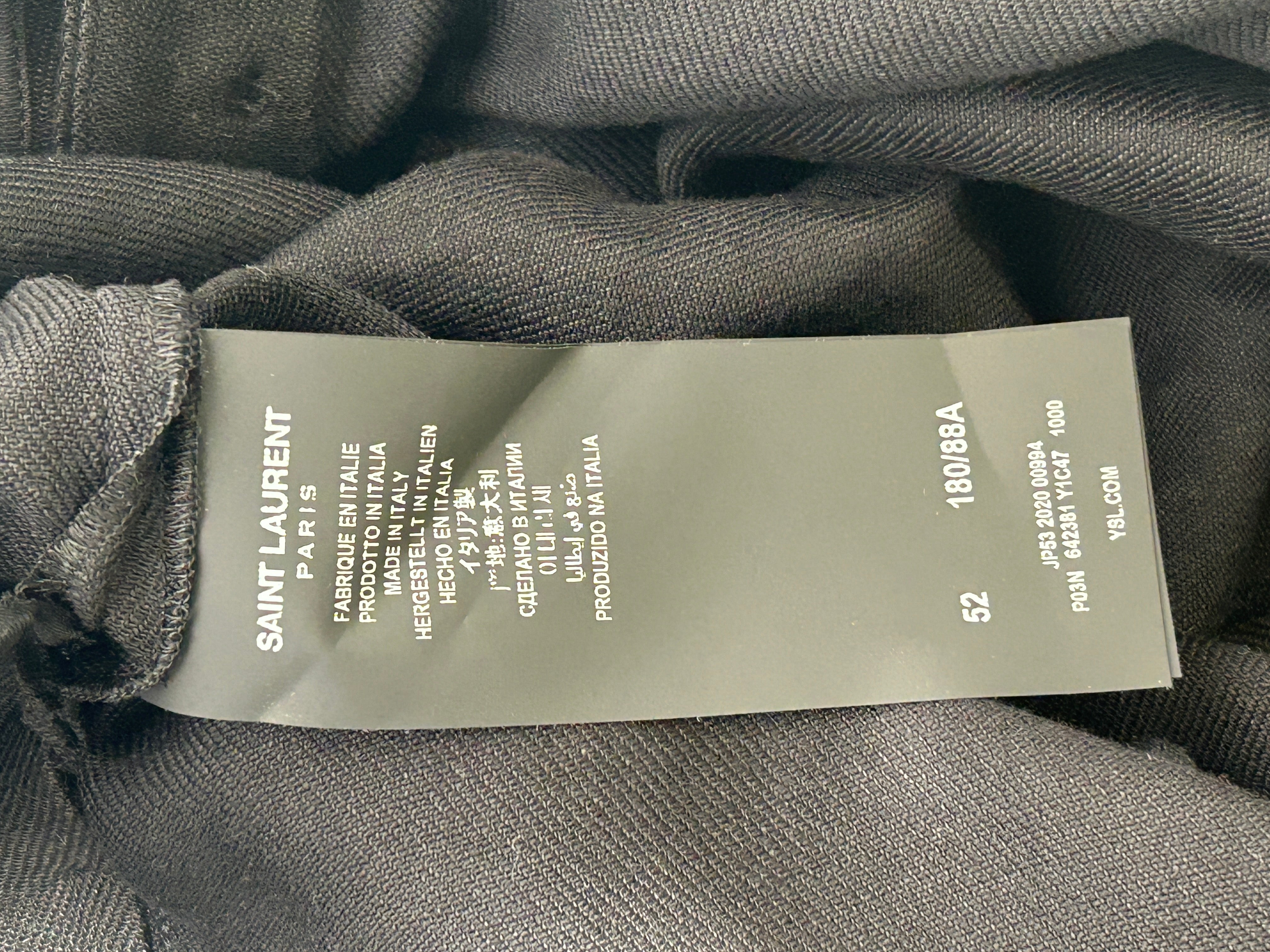 YVES SAINT LAURENT/Pants/BLK/ view 4