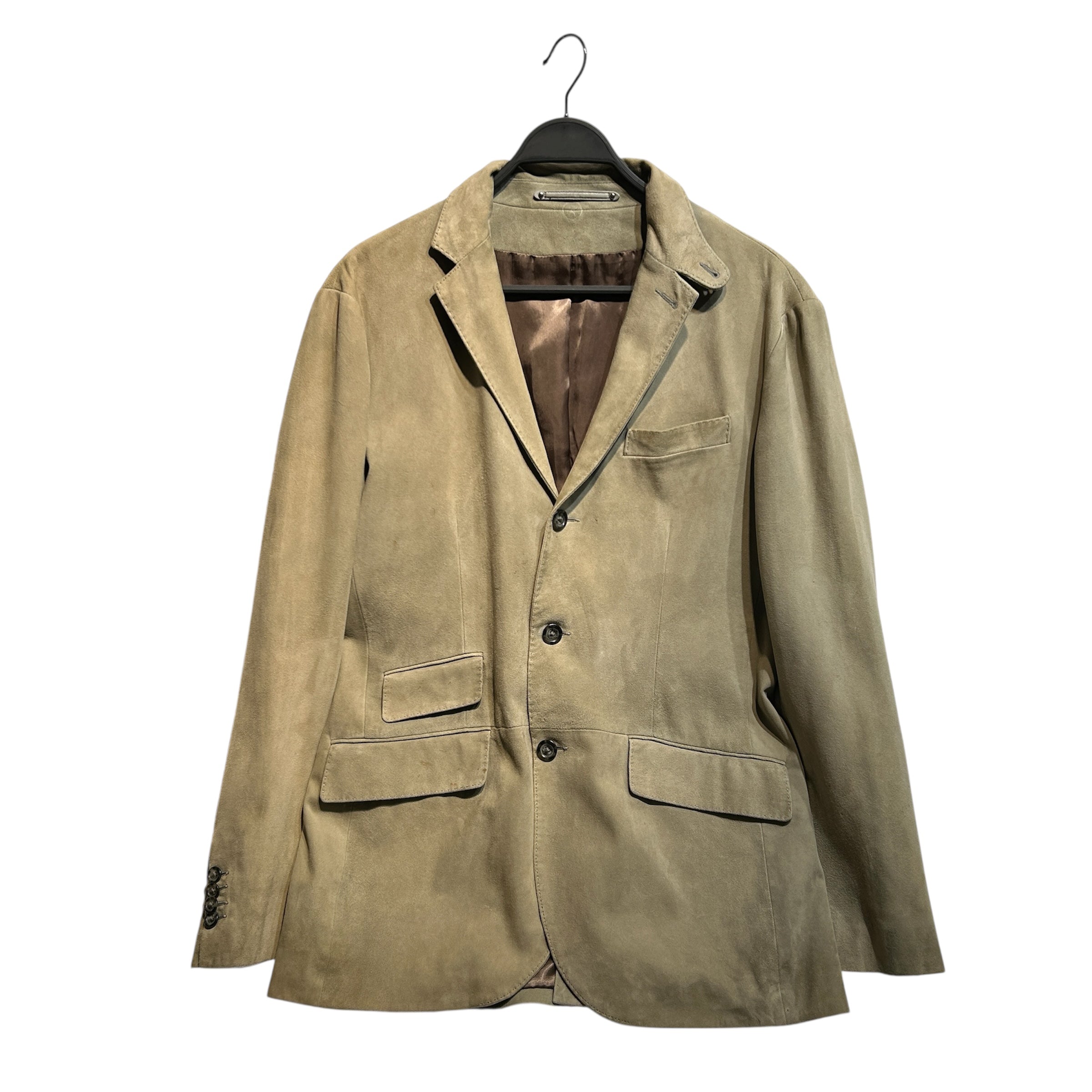 POLO RALPH LAUREN/Tailored Jkt/40/Leather/BEG/4 FRONT POCKET view 1