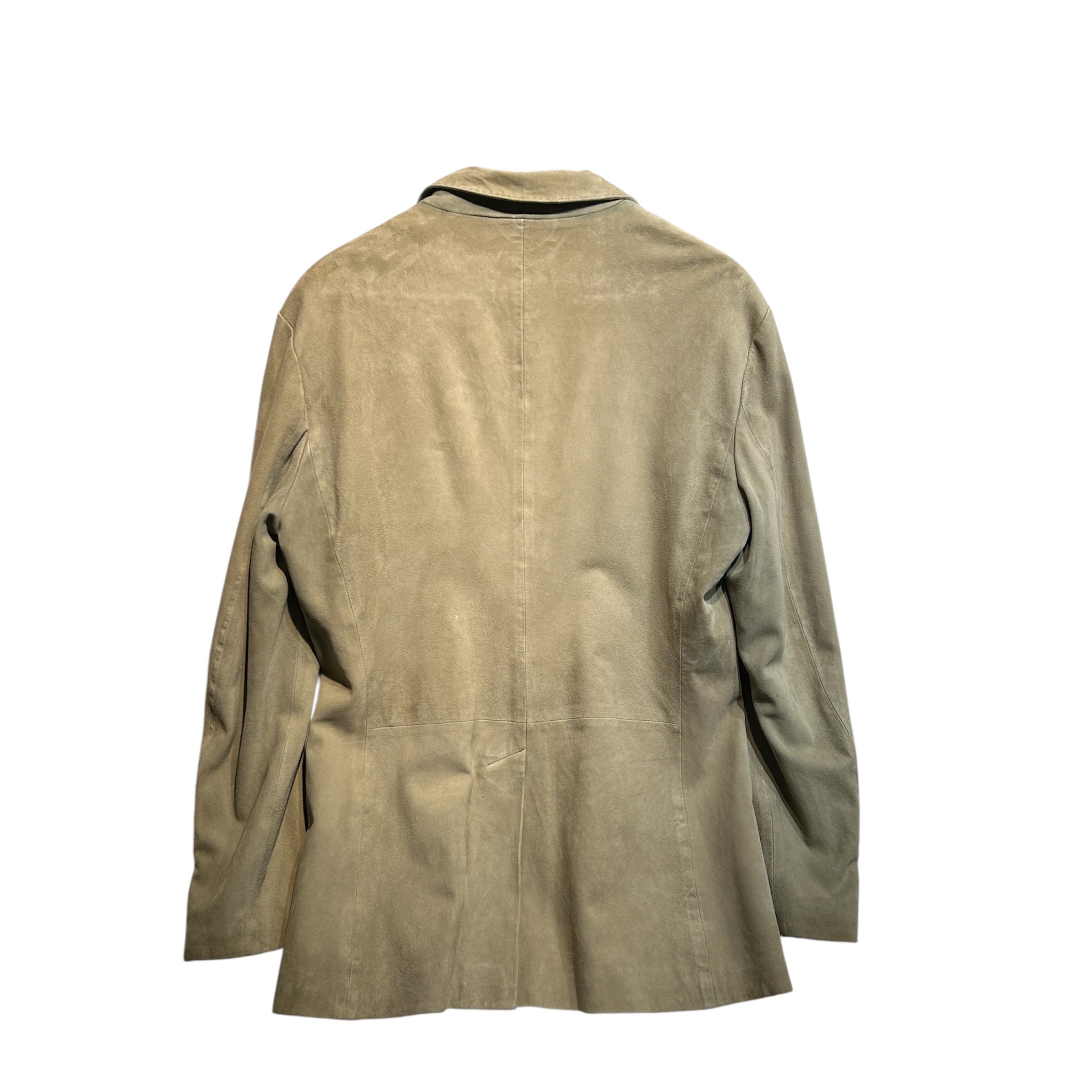 POLO RALPH LAUREN/Tailored Jkt/40/Leather/BEG/4 FRONT POCKET view 2