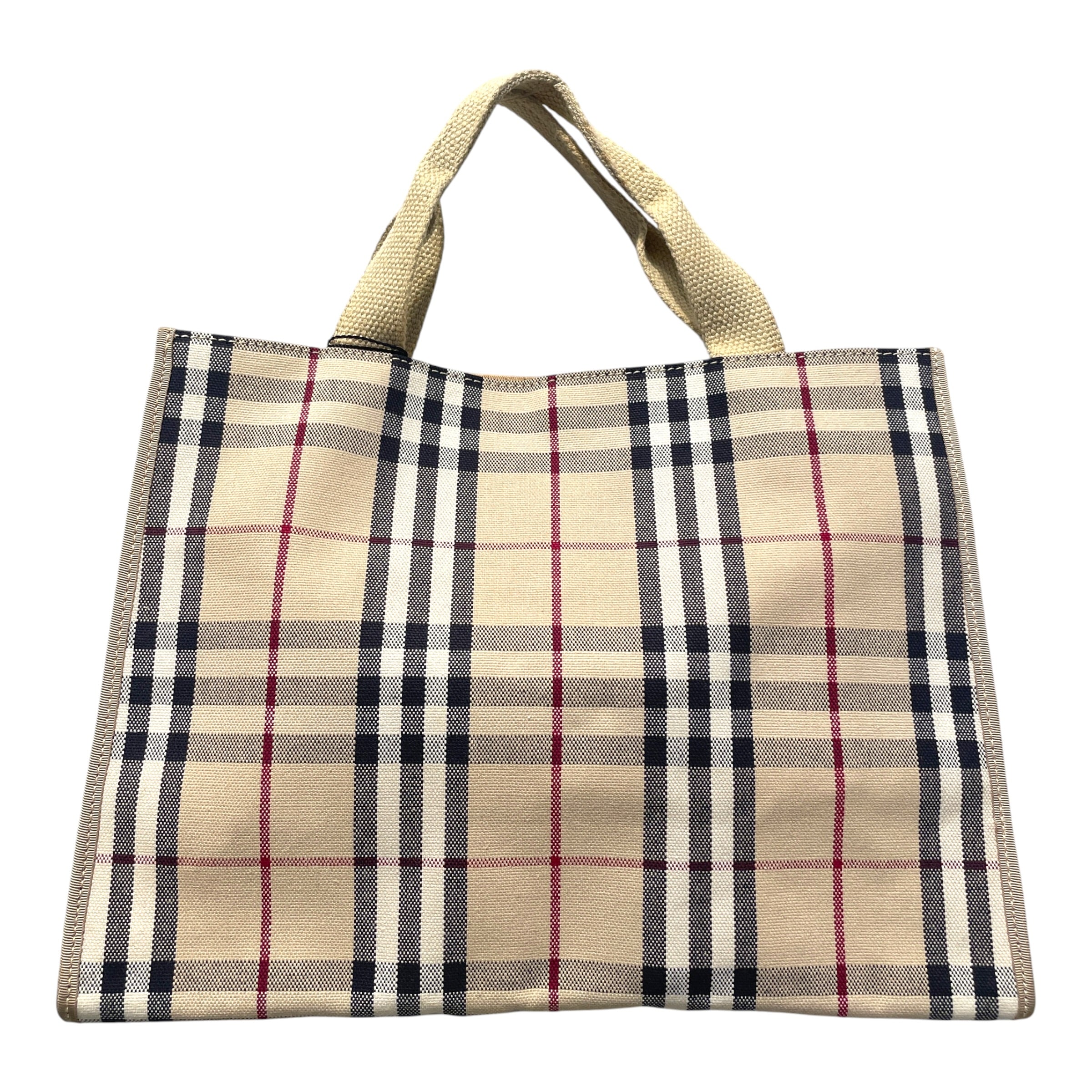 BURBERRY/Tote Bag/Stripe/Cotton/MLT/Nova Check Tote view 3