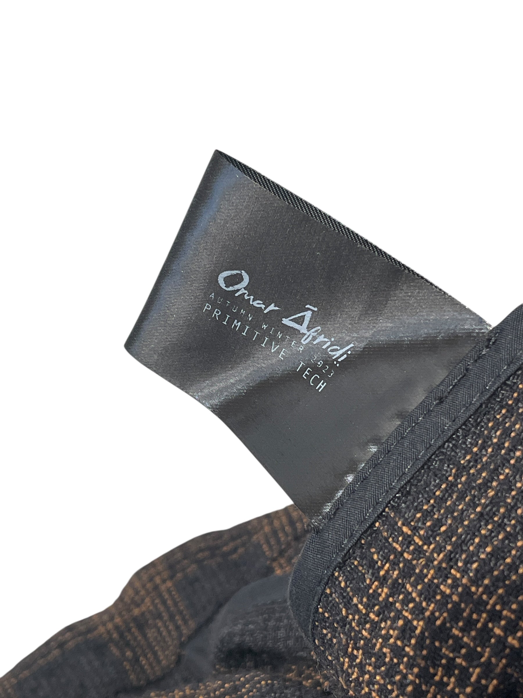 OMAR AFRIDI/Long Skirt/Plaid/Wool/BRW/ view 3