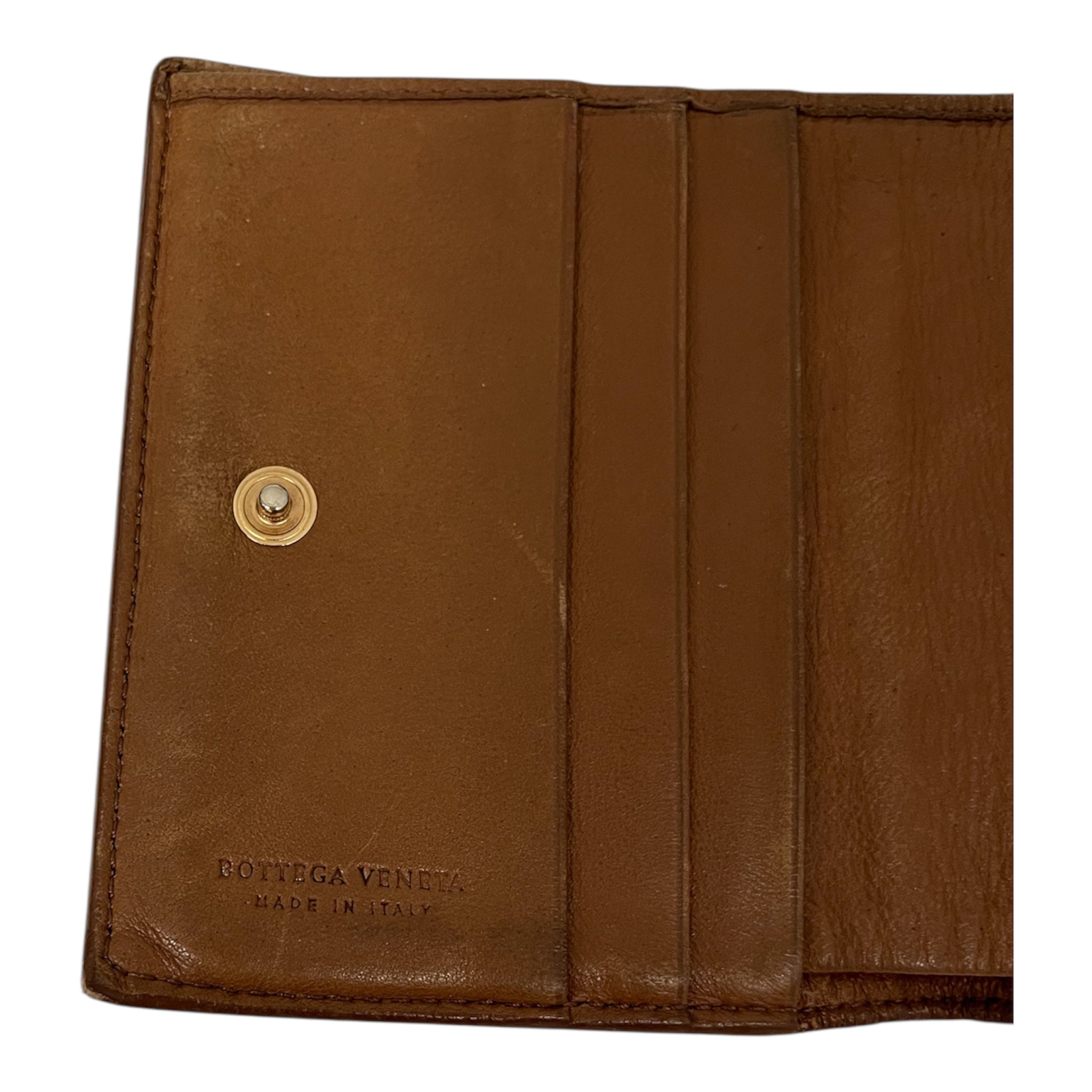 BOTTEGA VENETA/Trifold Wallet/Leather/BRW/INTRECCIATO 164187V00132510 view 3