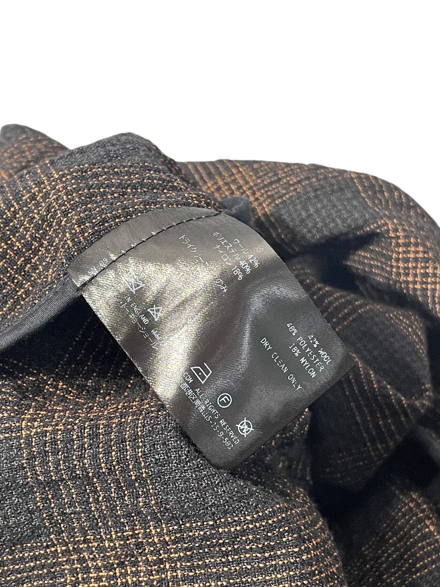OMAR AFRIDI/Long Skirt/Plaid/Wool/BRW/ view 4