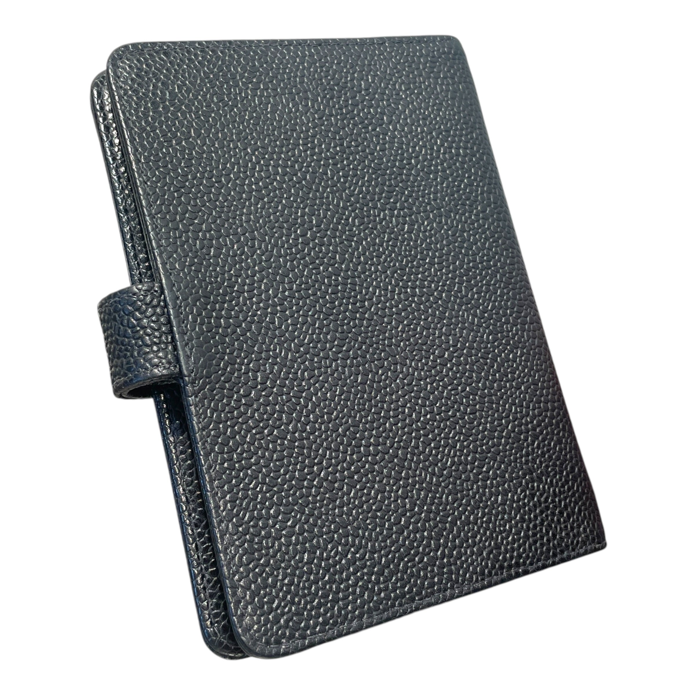 CHANEL/Planner Cover/Leather/BLK/L's/CC Ring Agenda Planner view 2