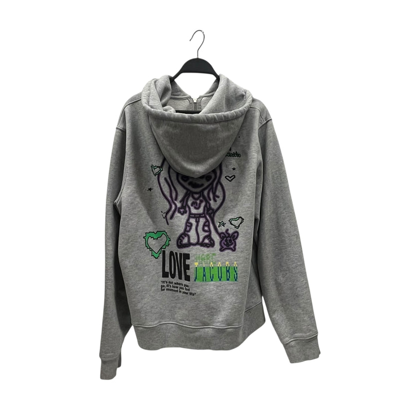 Heaven By Marc Jacobs/Hoodie/XL/Cotton/GRY/Angry For Love