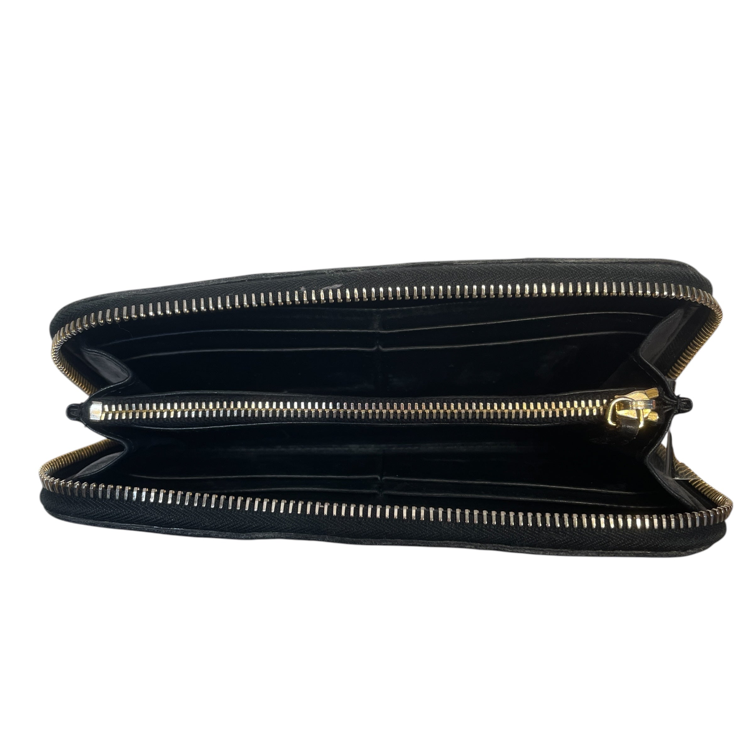 PRADA/Long Wallet/Leather/BLK/ view 2