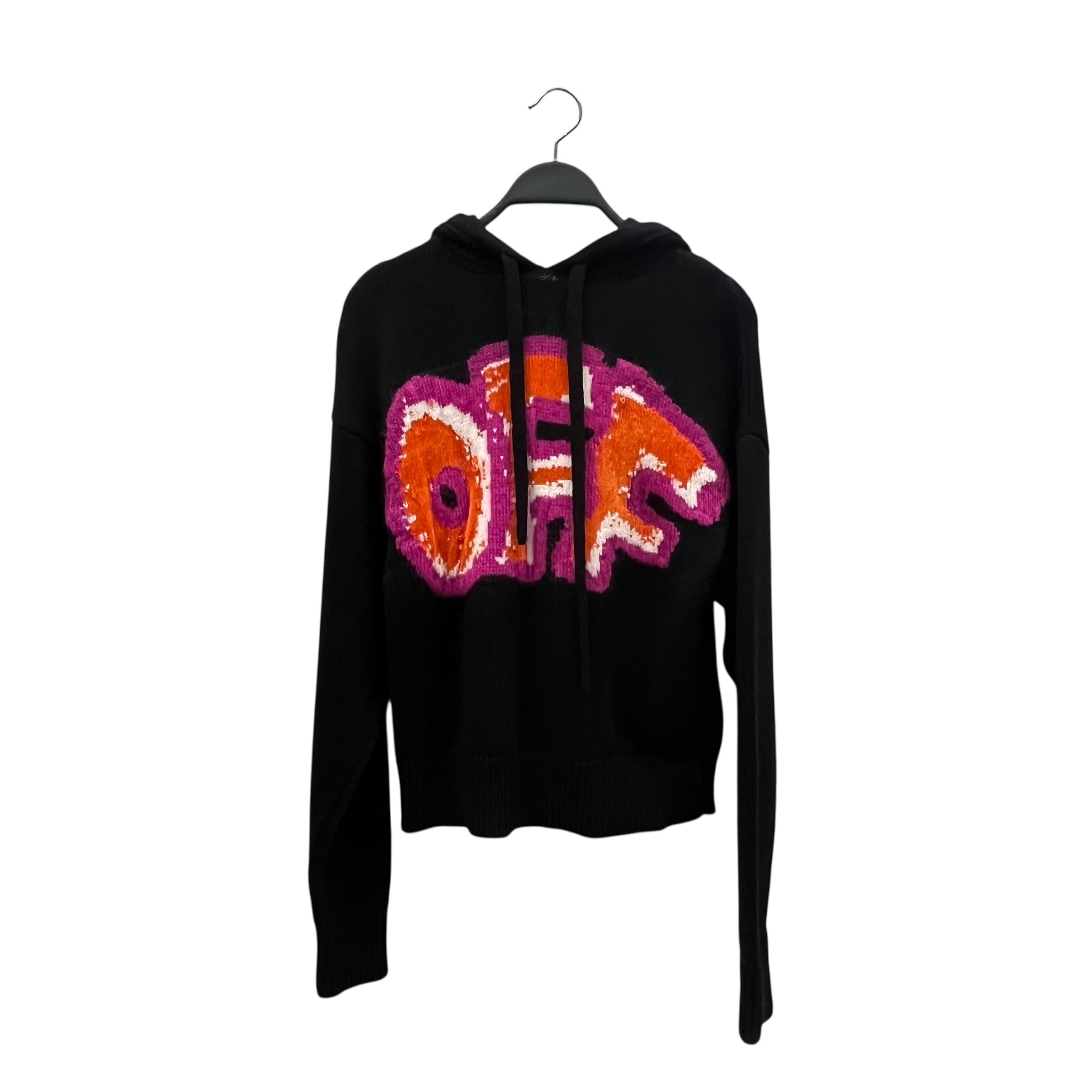 OFF-WHITE/Hoodie/XS/Cotton/BLK/ view 1
