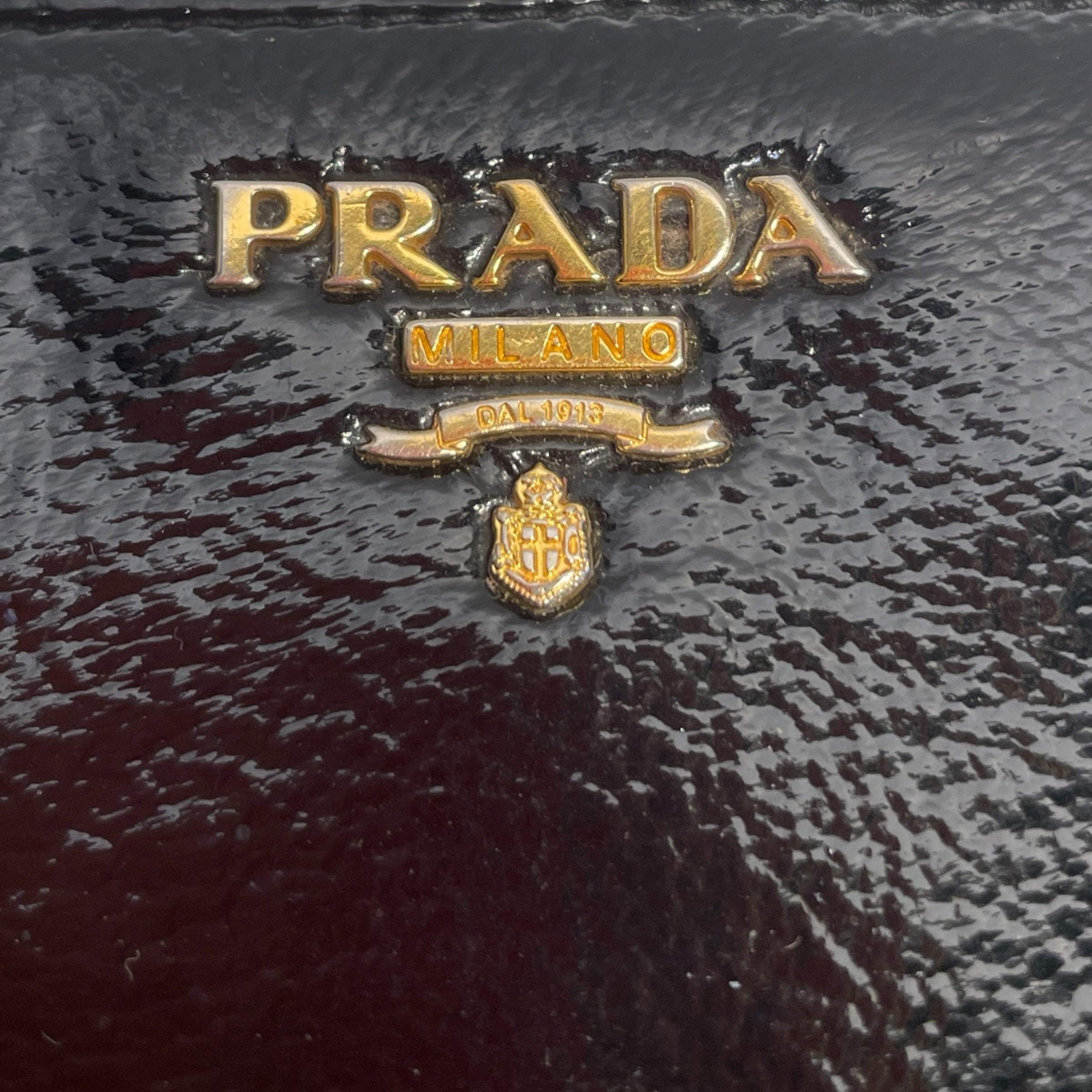PRADA/Long Wallet/Leather/BLK/ view 3