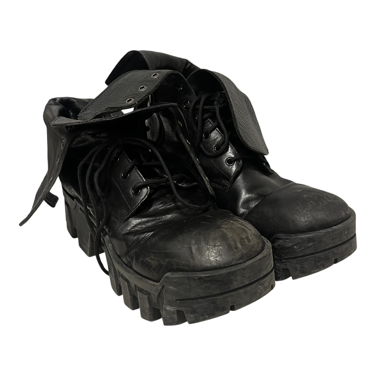 BALENCIAGA/Boots/US 11/Cotton/BLK/ view 1