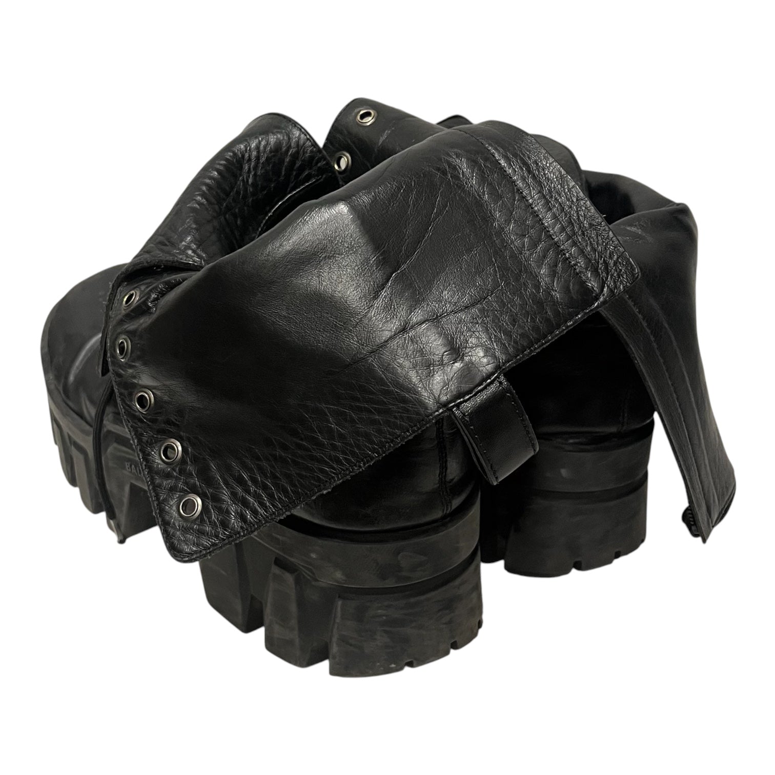 BALENCIAGA/Boots/US 11/Cotton/BLK/ view 2