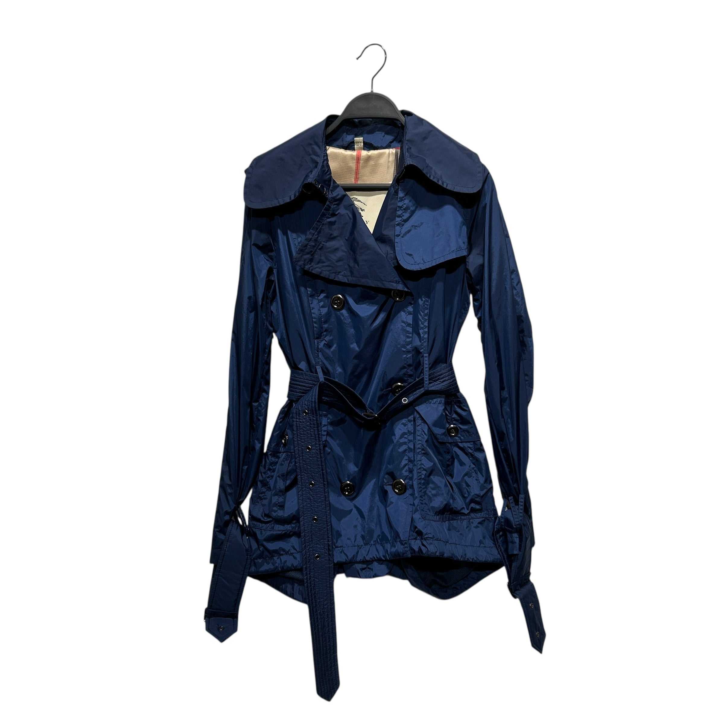 BURBERRY LONDON/Trench Coat/4/Nylon/NVY/ view 1