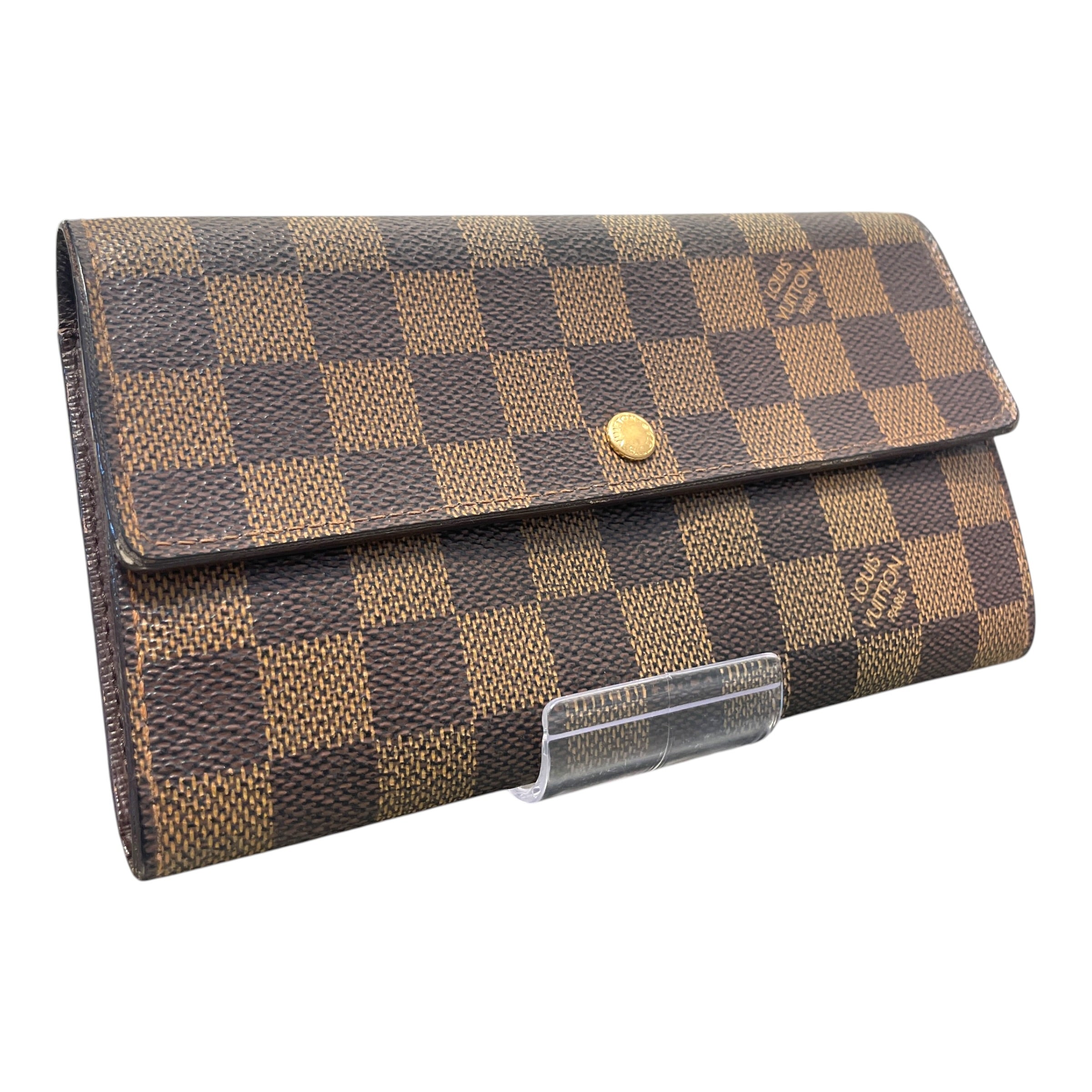 LOUIS VUITTON/Wallet/Monogram/Leather/BRW/L's/Damier Sarah WAllet view 1