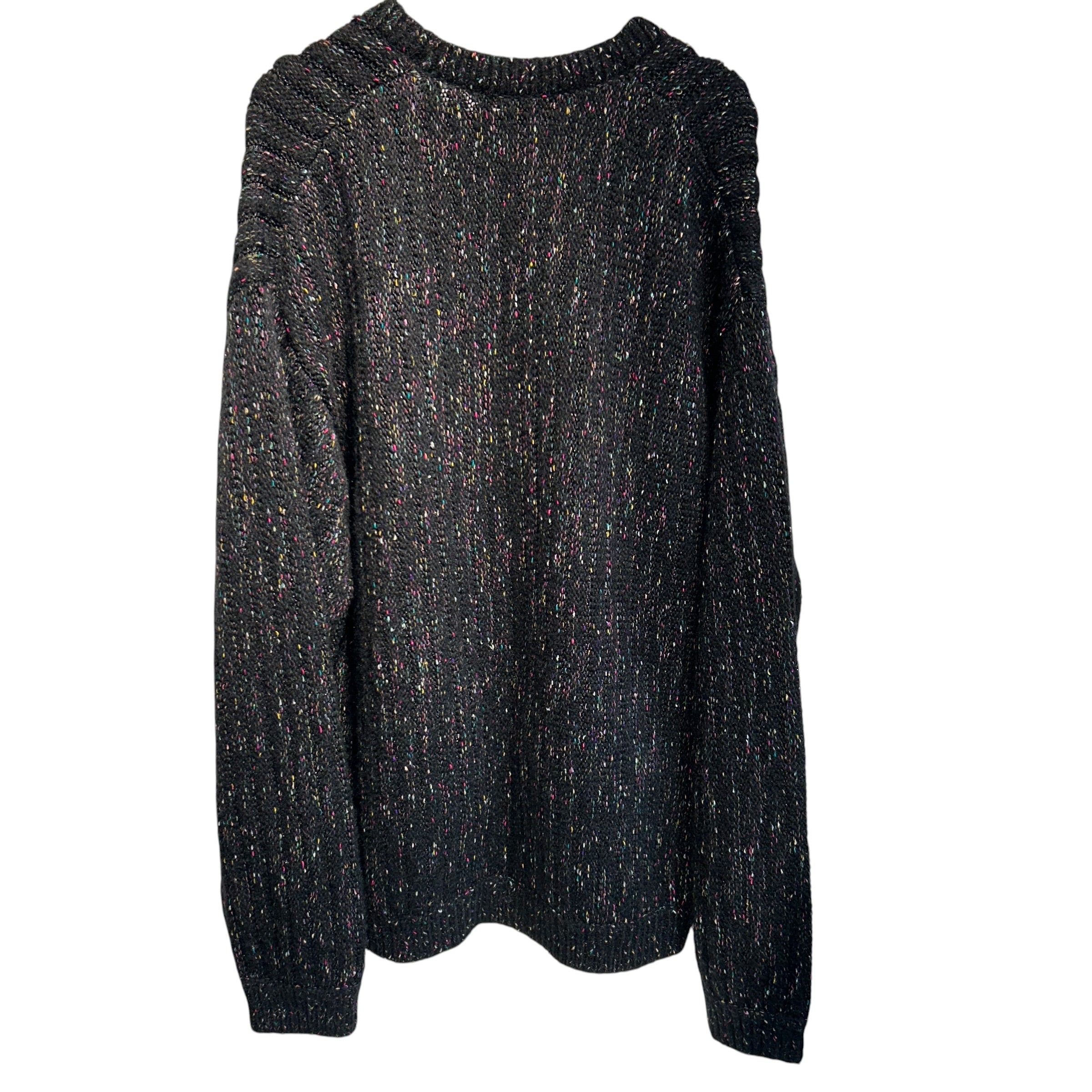 Supreme/Cardigan/XL/Wool/BLK/rainbow yarns view 2