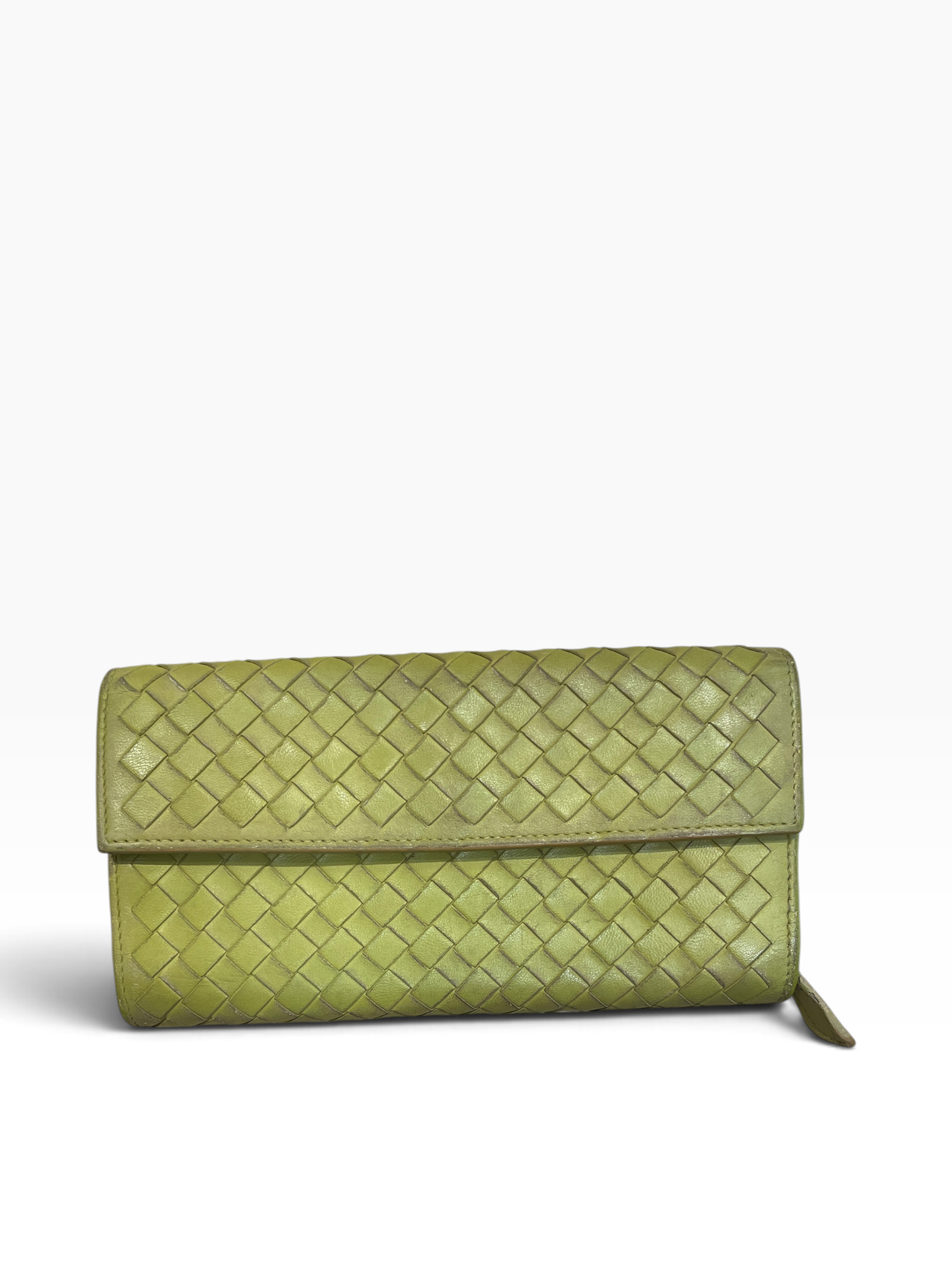 BOTTEGA VENETA/Long Wallet/Leather/GRN/L's/9J2Q8X8 view 1