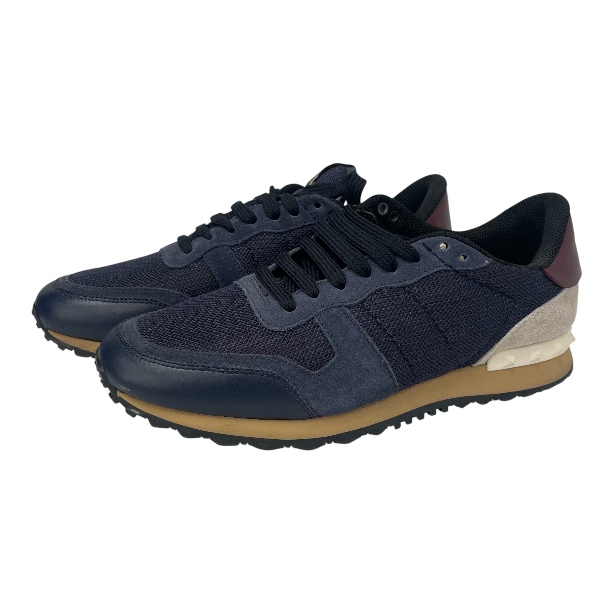 VALENTINO/Low-Sneakers/EU 41/Nylon/BLU/ view 2