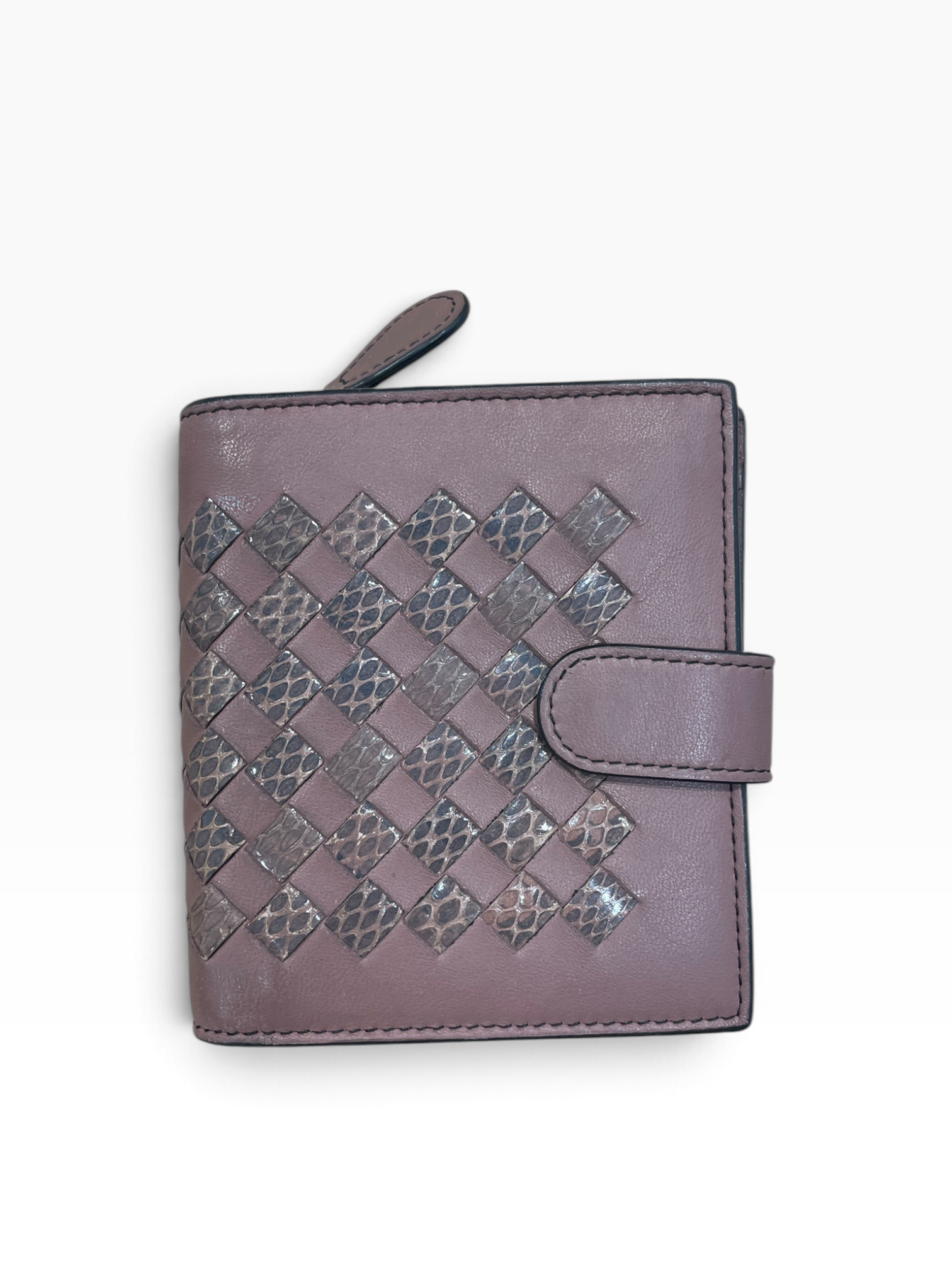 BOTTEGA VENETA/Bifold Wallet/Leather/PPL/L's/RM7DWCR view 1