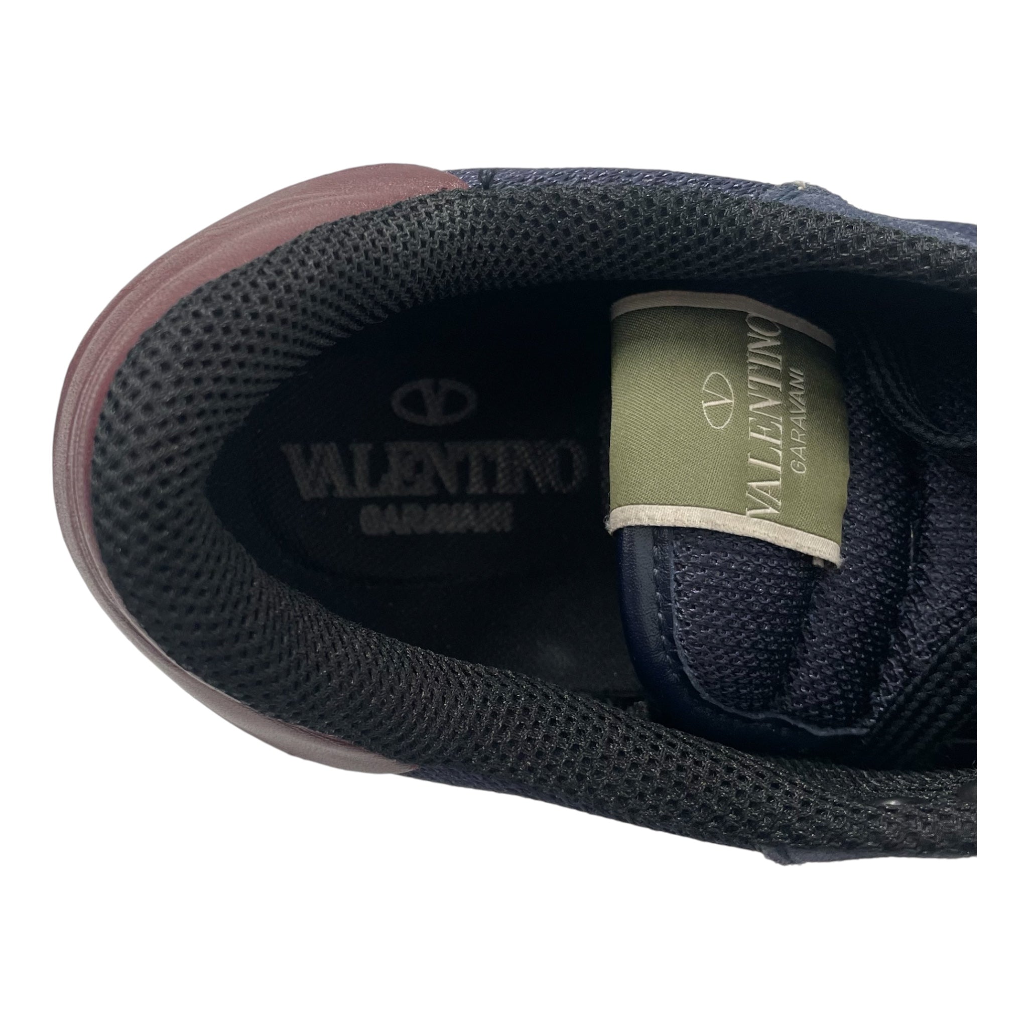 VALENTINO/Low-Sneakers/EU 41/Nylon/BLU/ view 3