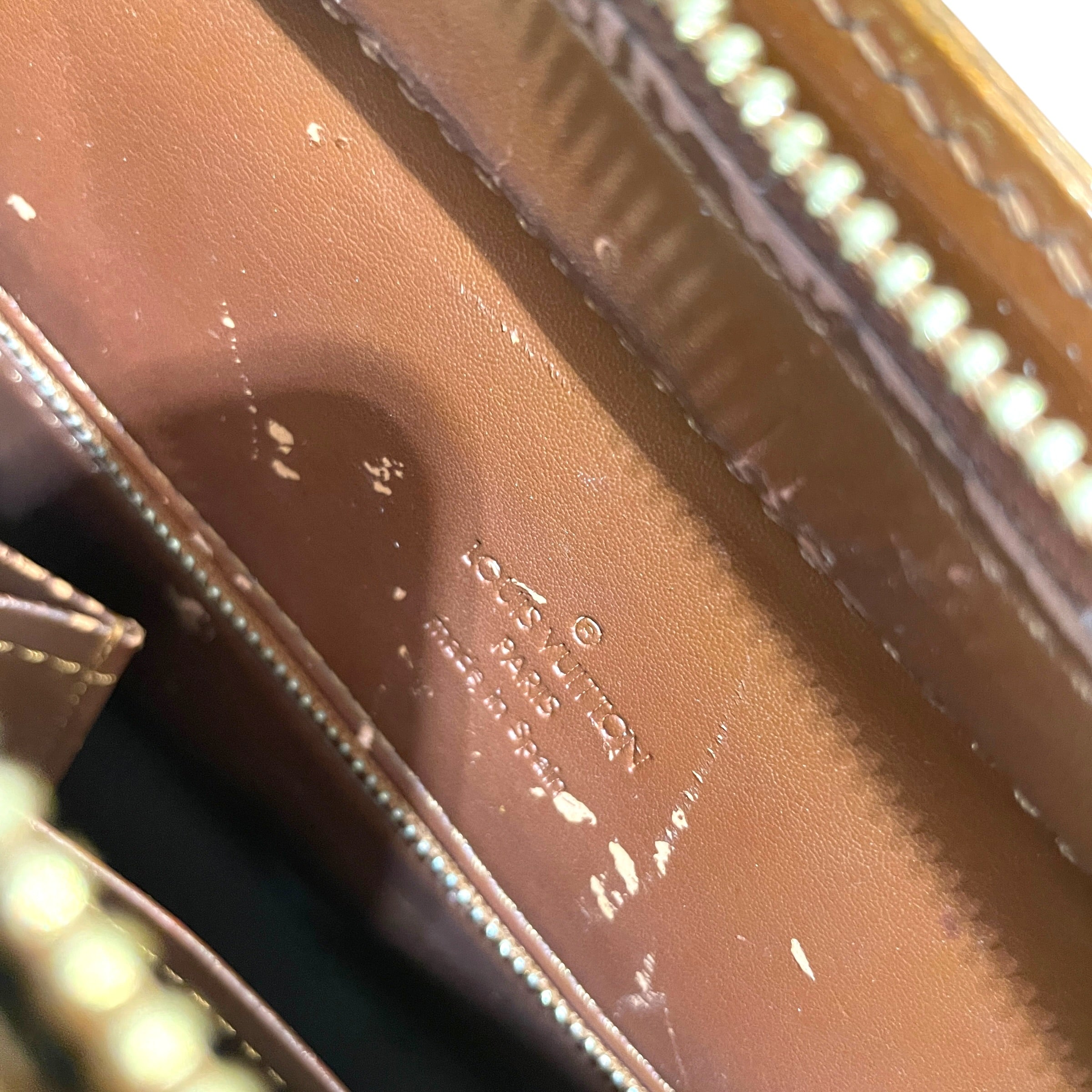 LOUIS VUITTON/Bag/Monogram/Leather/BRW/Houston Long BAg view 6