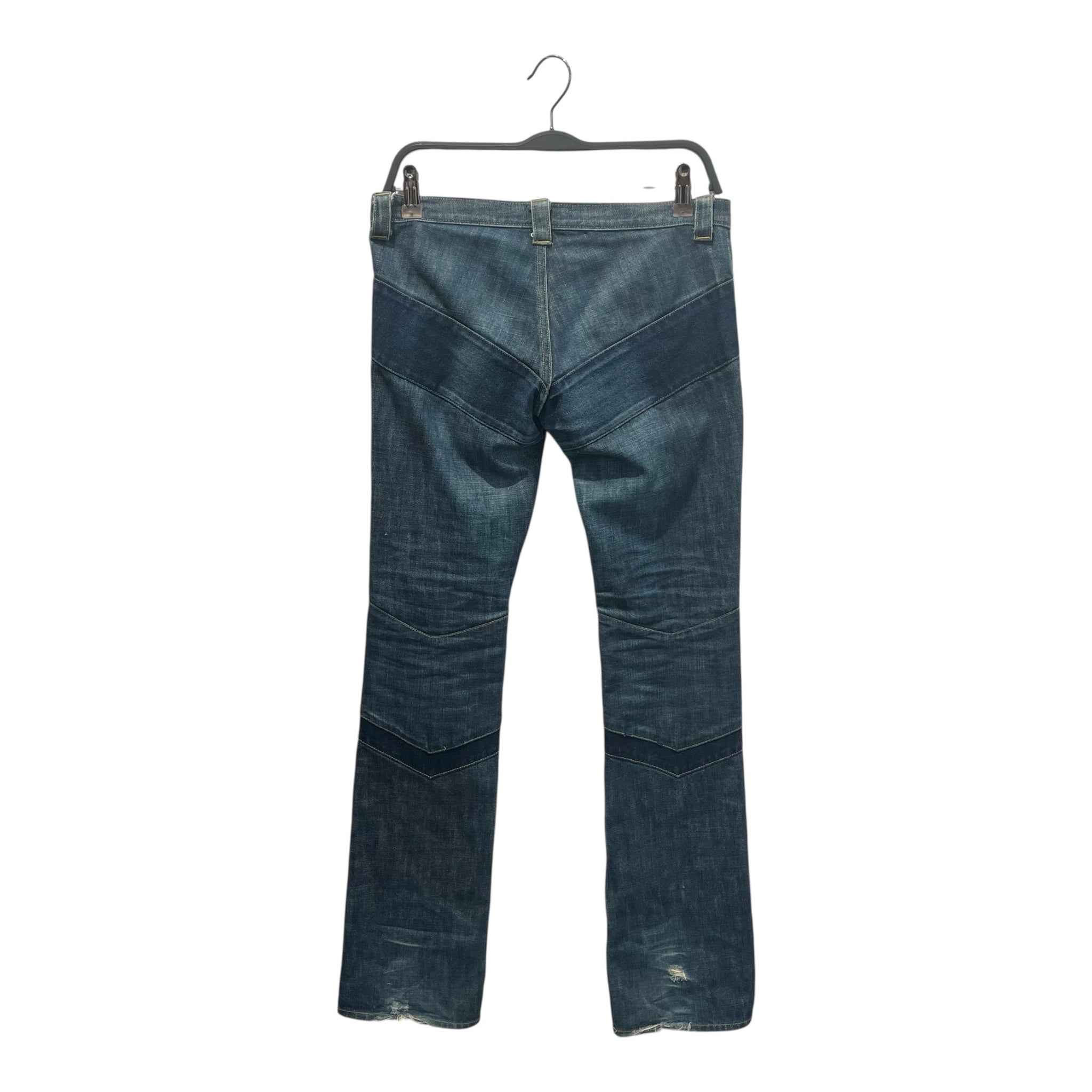 UNDERCOVER/Pants/M/Denim/BLU/Button Fly/LAYERED PATCHWORK DENIM view 2