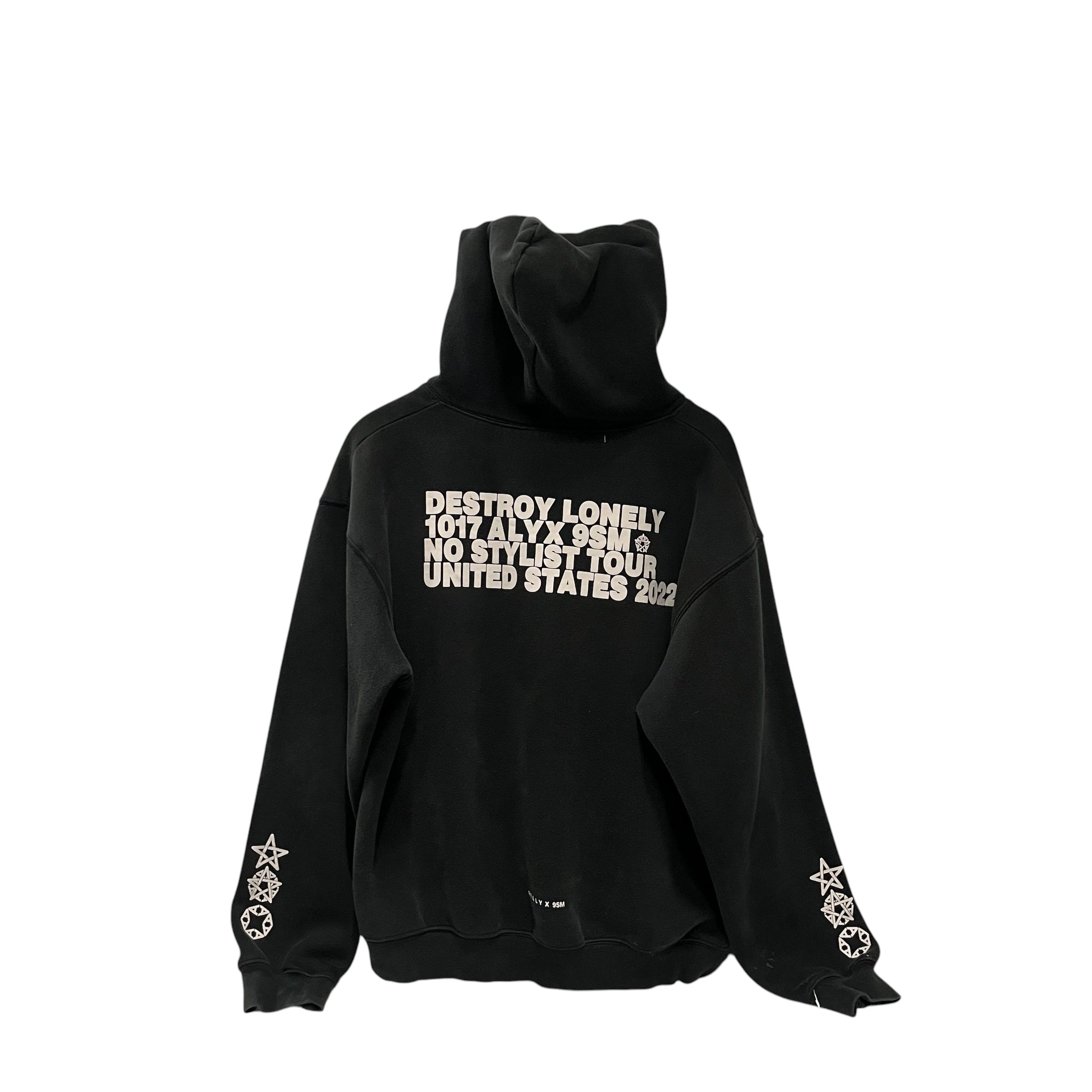 destroy lonely alyx/Hoodie/L/Cotton/BLK/destroy lonely x alyx hoodie view 2