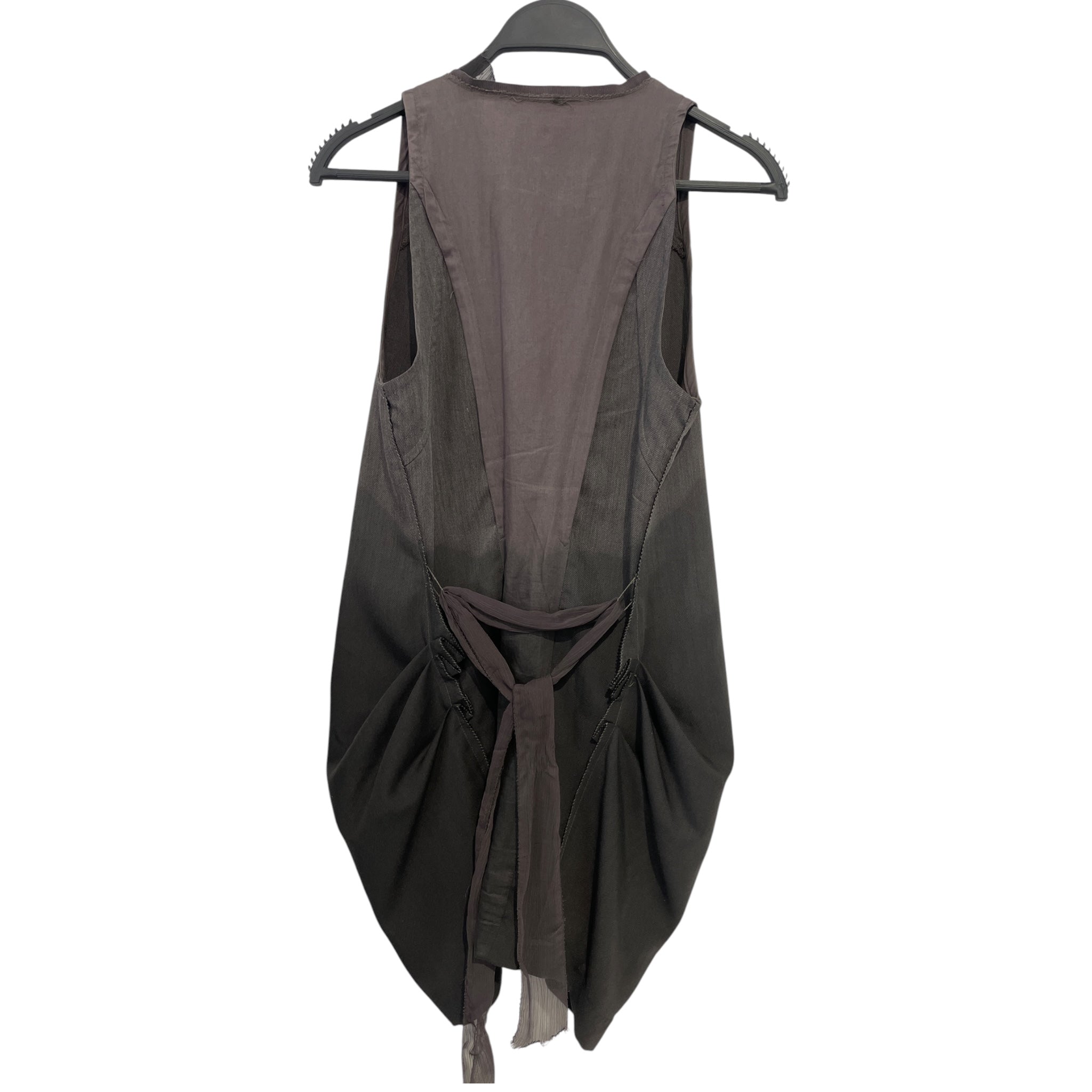 eryn brinie/SL Dress/S/Cotton/GRY/LACE EDGE, 2 PCKT view 2