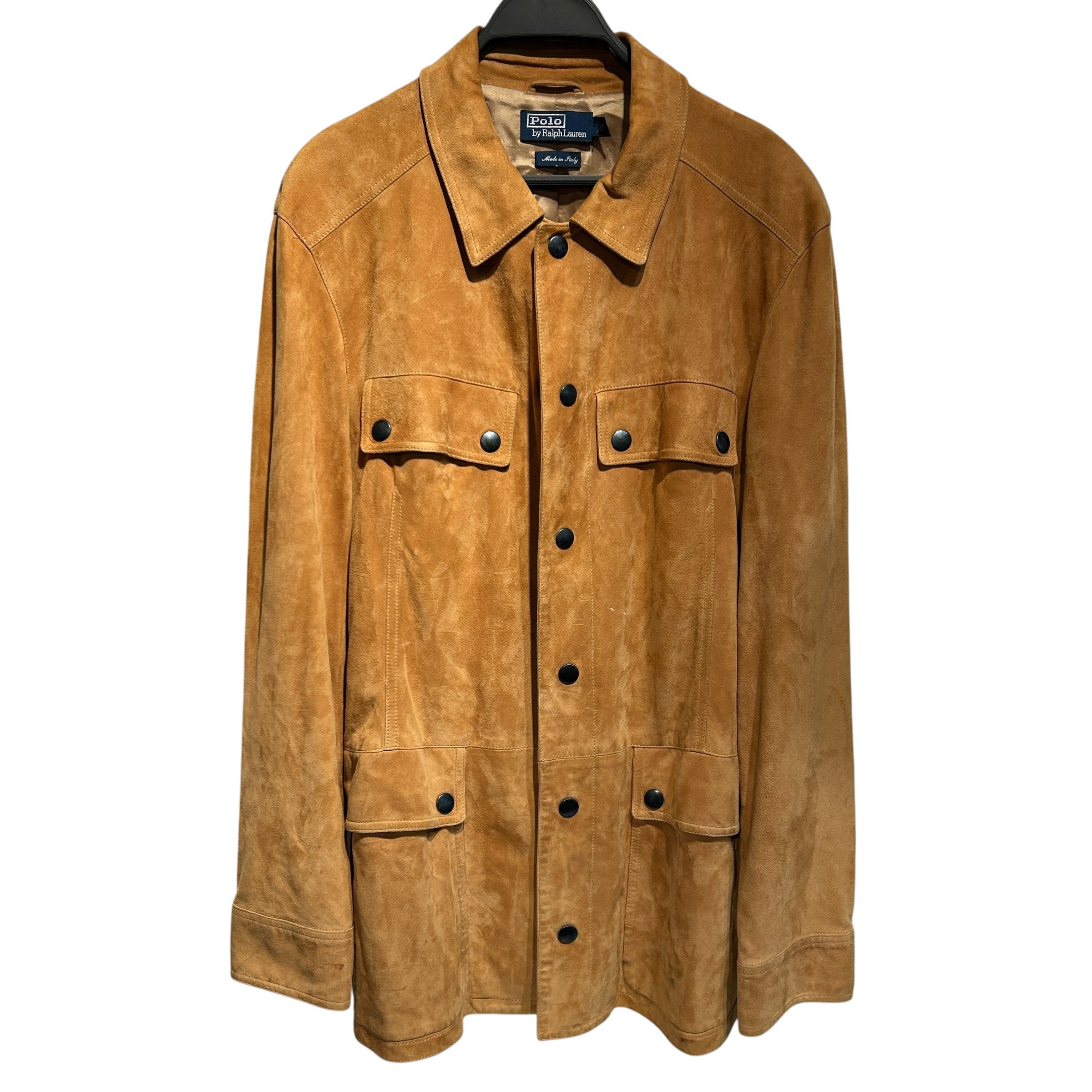 POLO RALPH LAUREN/Jacket/M/Leather/CML/made in italy chore coat view 1