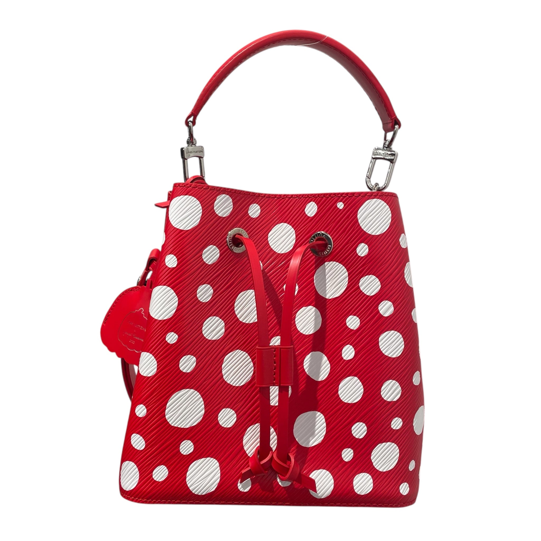 LOUIS VUITTON/Bag/Polka dot/Leather/RED/YAYOI KUSAMA EPI NEONOE view 1