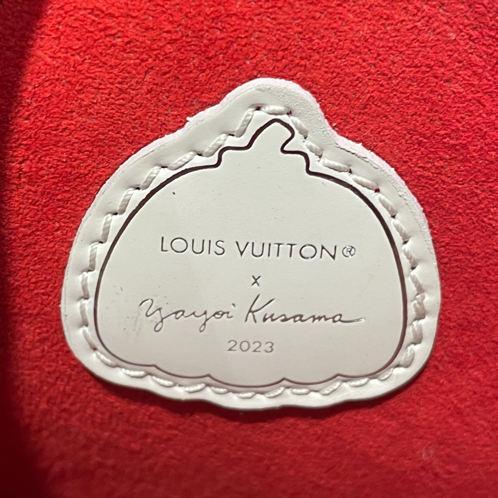 LOUIS VUITTON/Bag/Polka dot/Leather/RED/YAYOI KUSAMA EPI NEONOE view 3