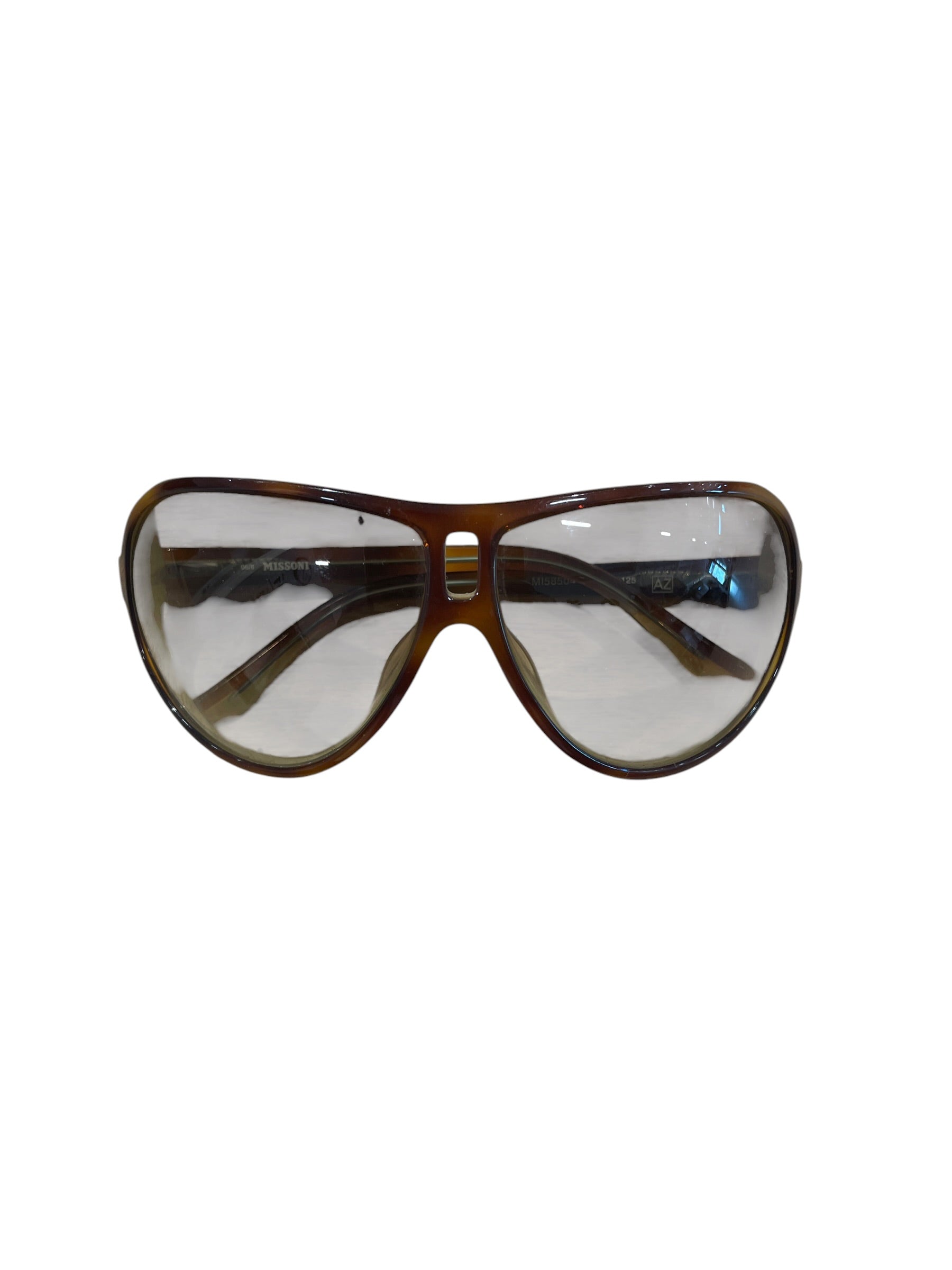 MISSONI/Sunglasses/Celluloid/BRW/L's/BROWN GREEN BROWN LENSE view 1
