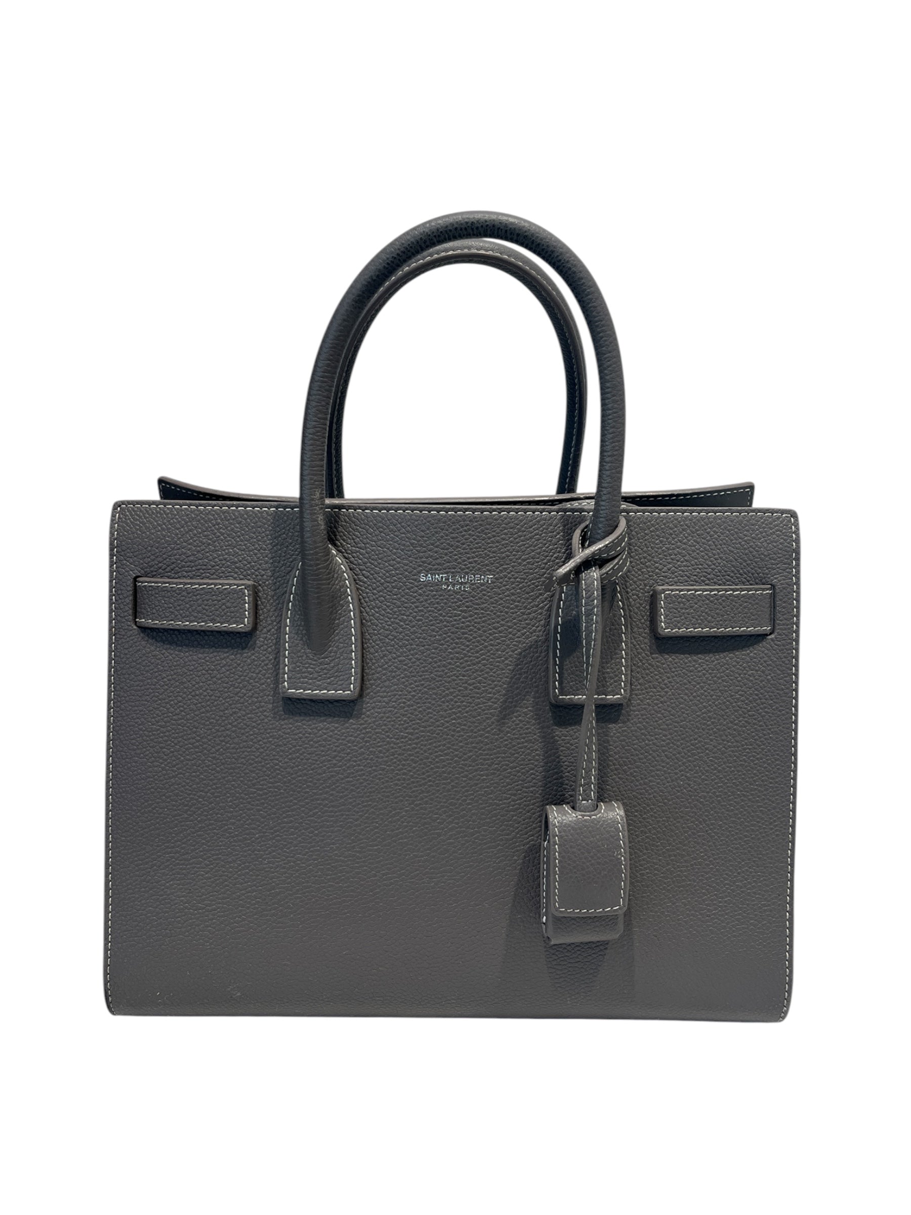 SAINT LAURENT/Hand Bag/Leather/GRY/SACDEJOUR view 1