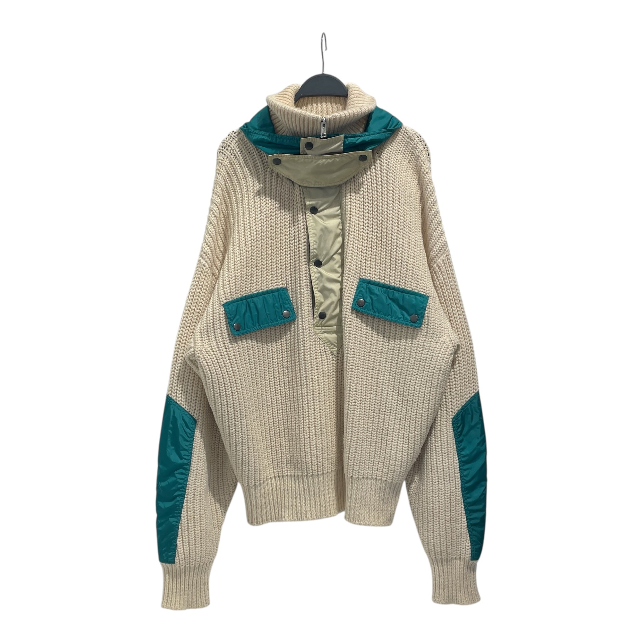 ISABEL MARANT/Sweater/L/Wool/CRM/darrius shell trimmed jacket view 1