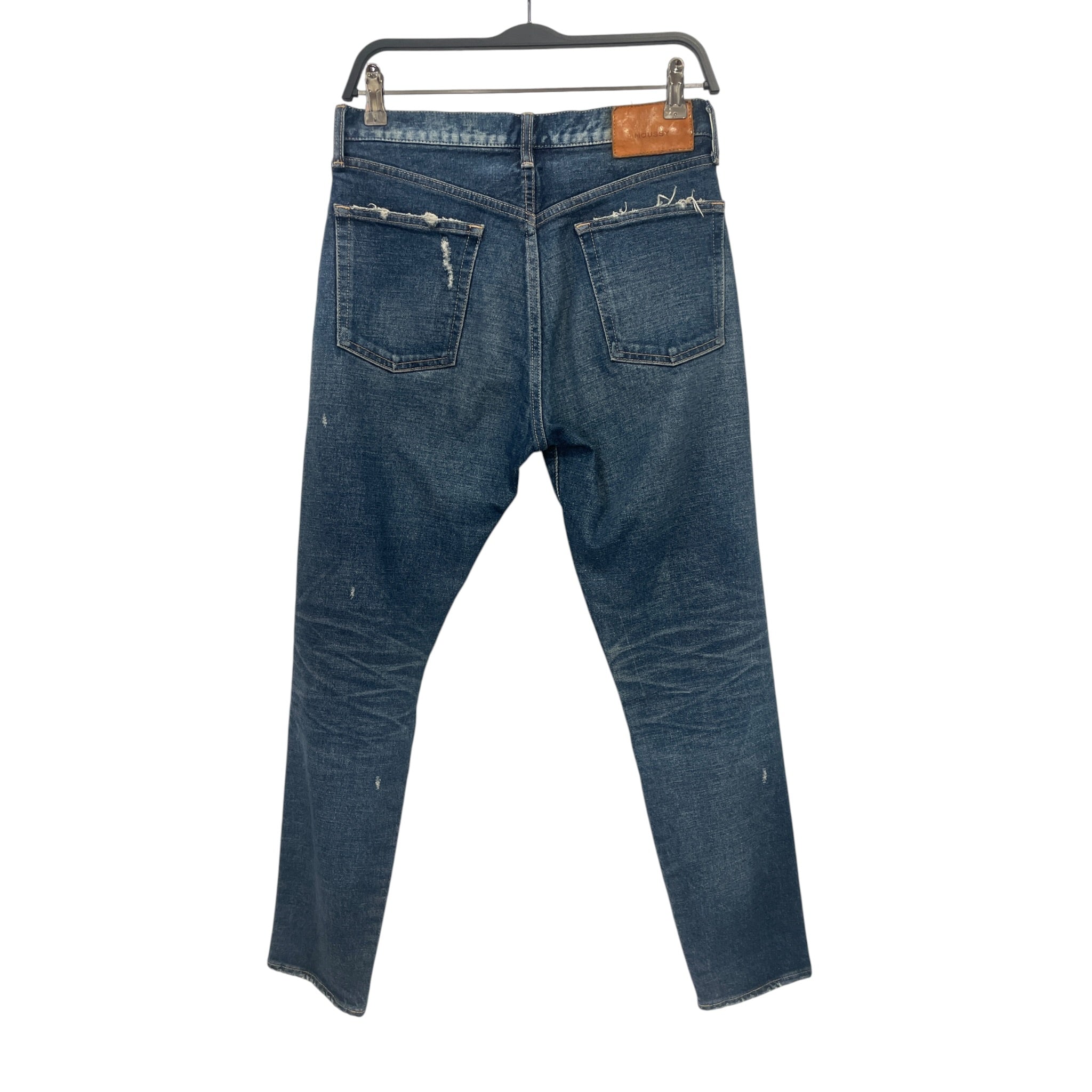 MOUSSY/Bottoms/27/Cotton/BLU/#01BAC12-2621/DISTRESSED view 2
